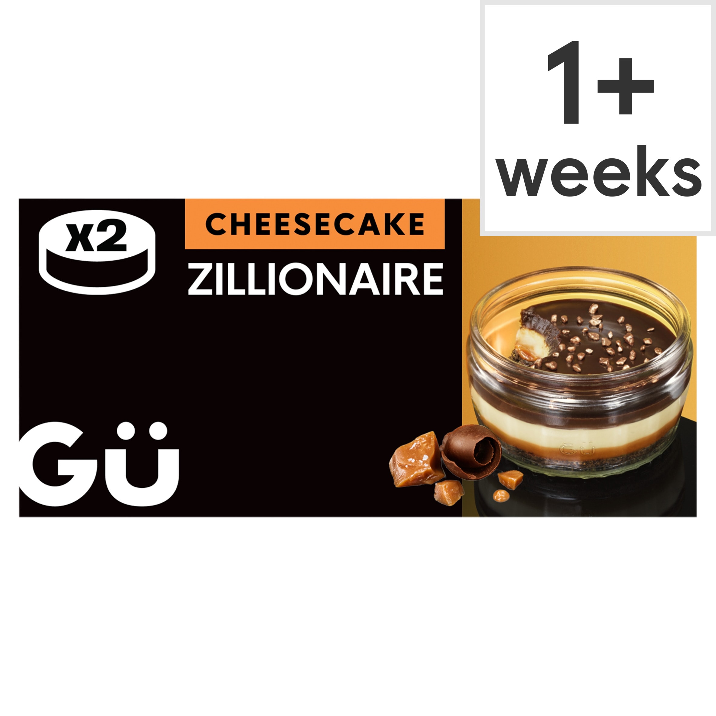 Gü Zillionaire Cheesecake Dessert 2 x 84.5g