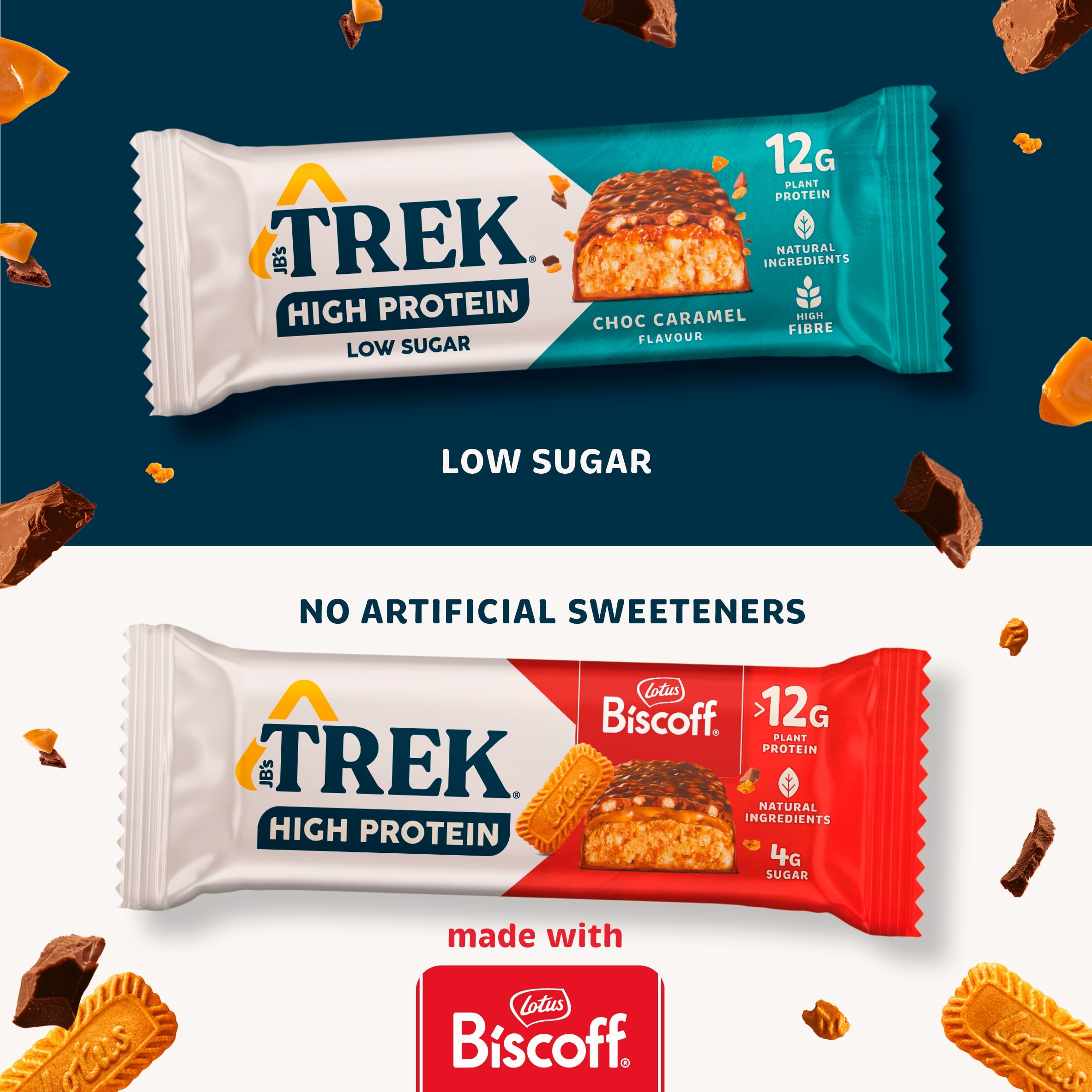 Trek High Protein Lotus Biscoff 44g thumbnail 4