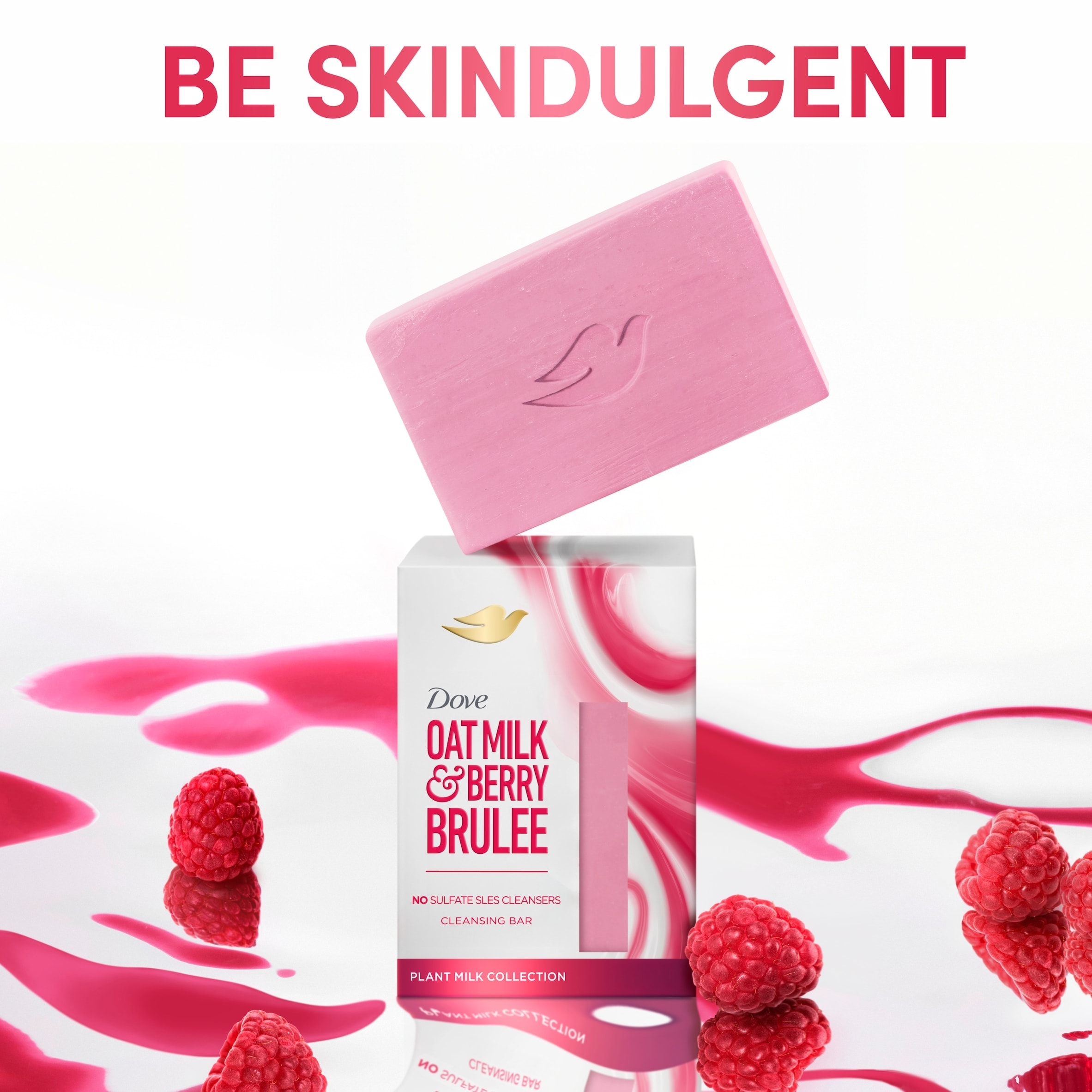 Dove Bar Oat Milk & Berry Brulee 141g thumbnail 2