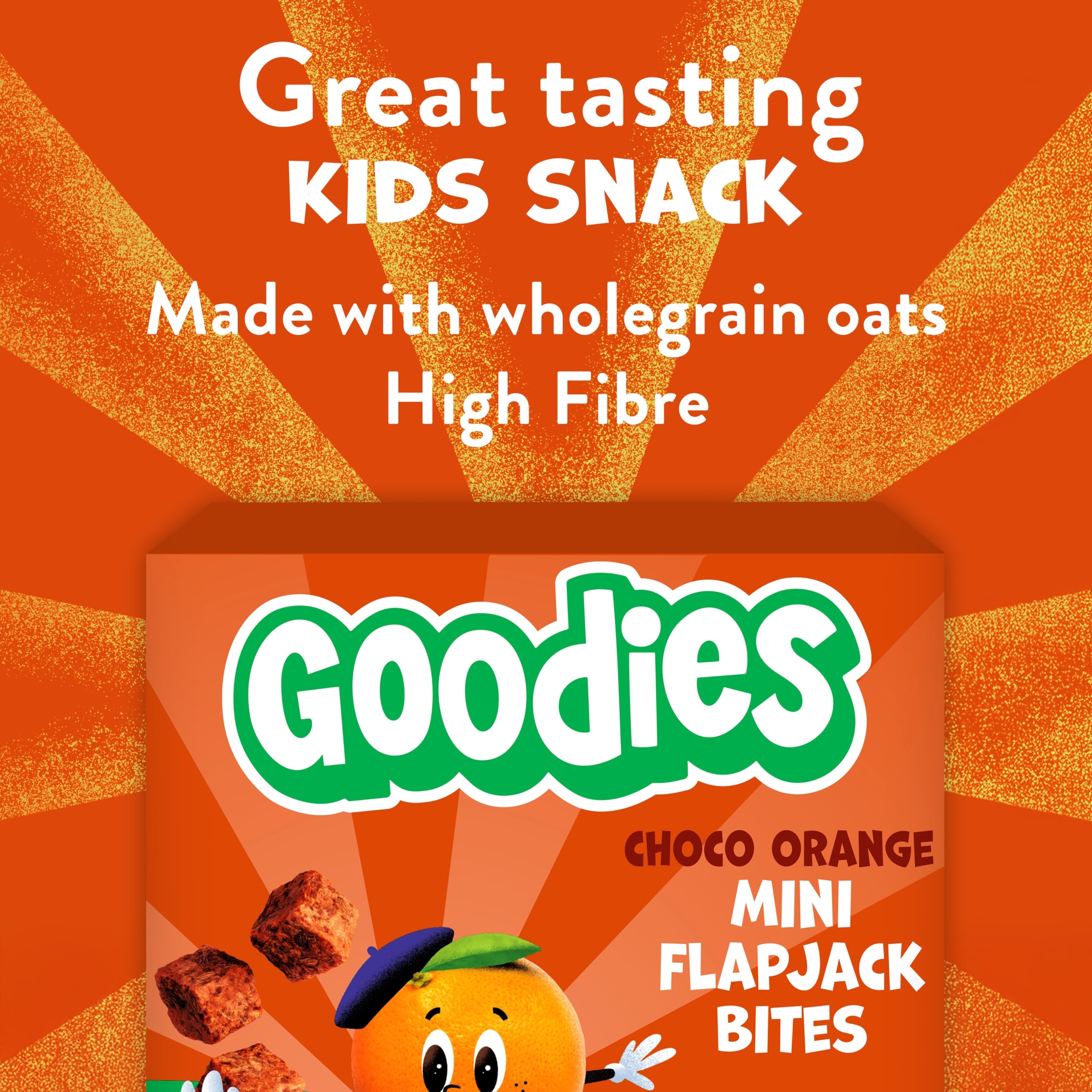 Goodies Choco Orange Mini Flapjack Bites 4x23g thumbnail 2