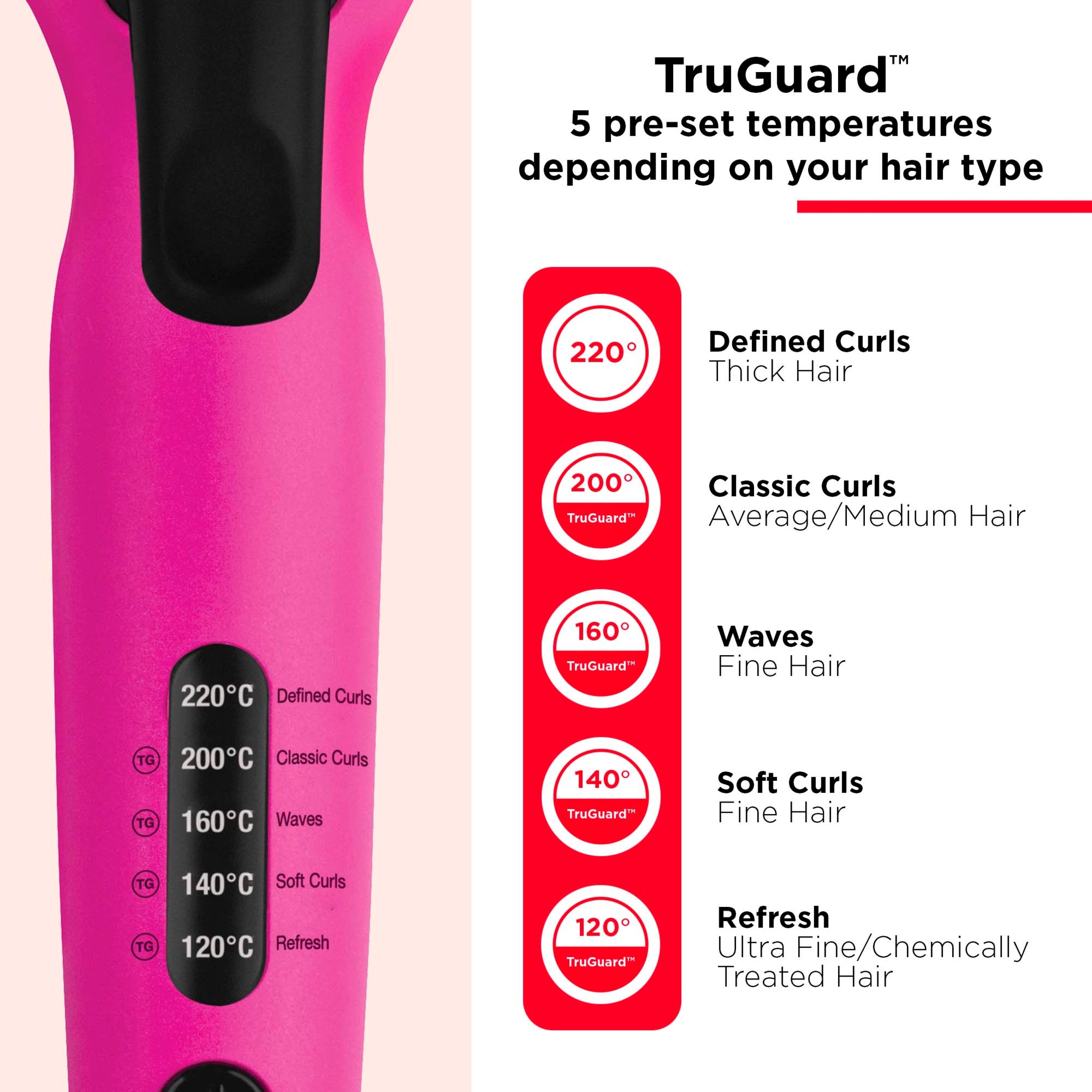 Revlon Easy Heat Precision Ceramic Curler 25mm thumbnail 2