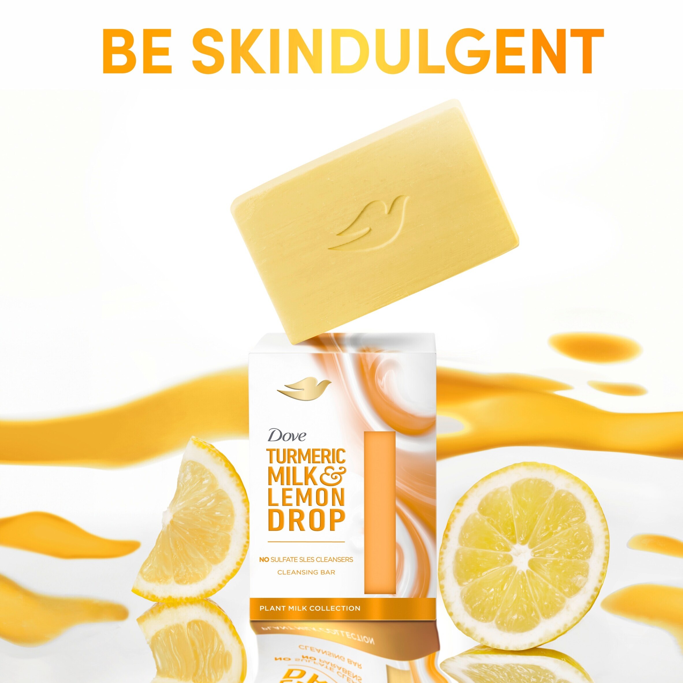 Dove Bar Turmeric Milk & Lemon Drop 141g thumbnail 2