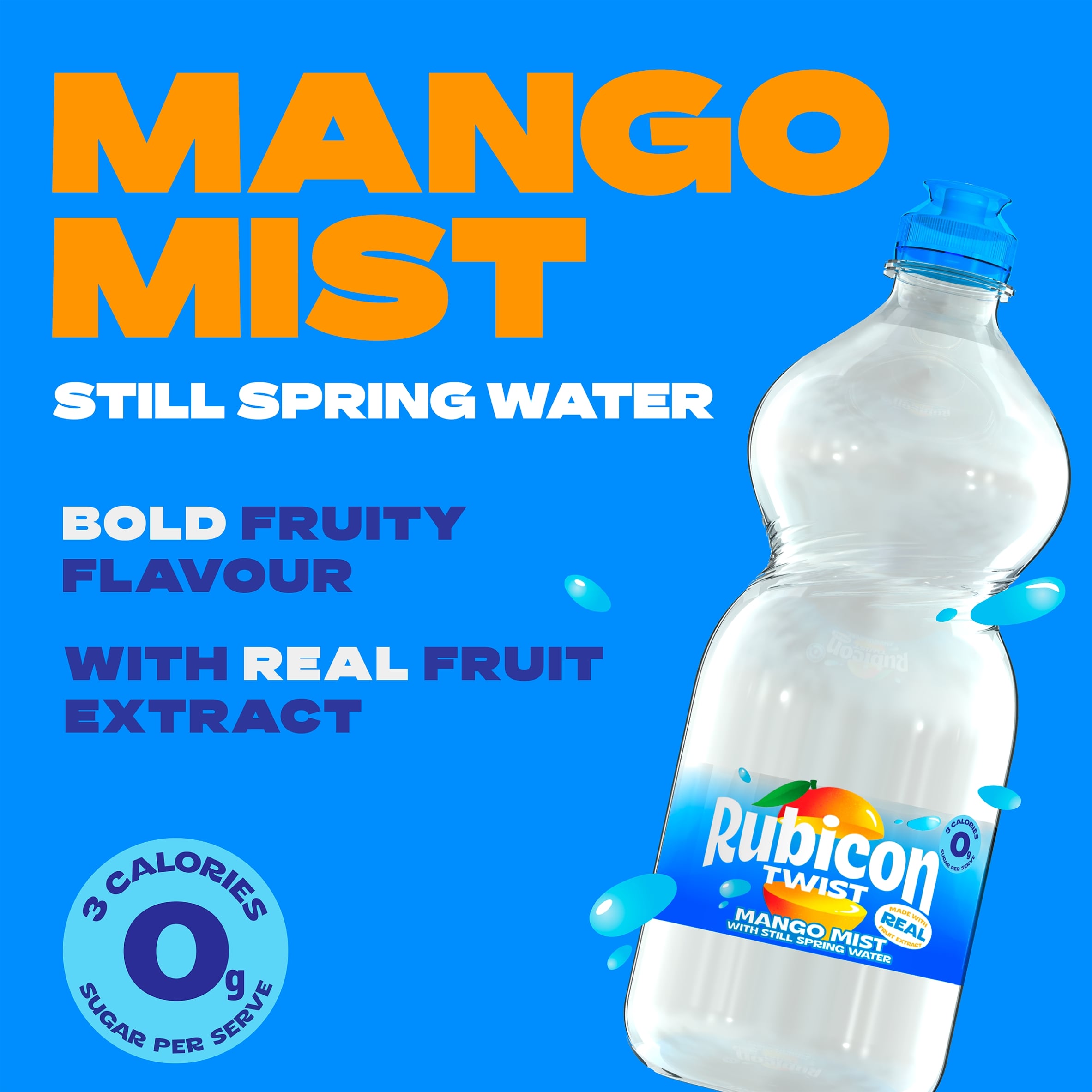 Rubicon Twist Mango Mist Still Flavoured Water 750ml thumbnail 2