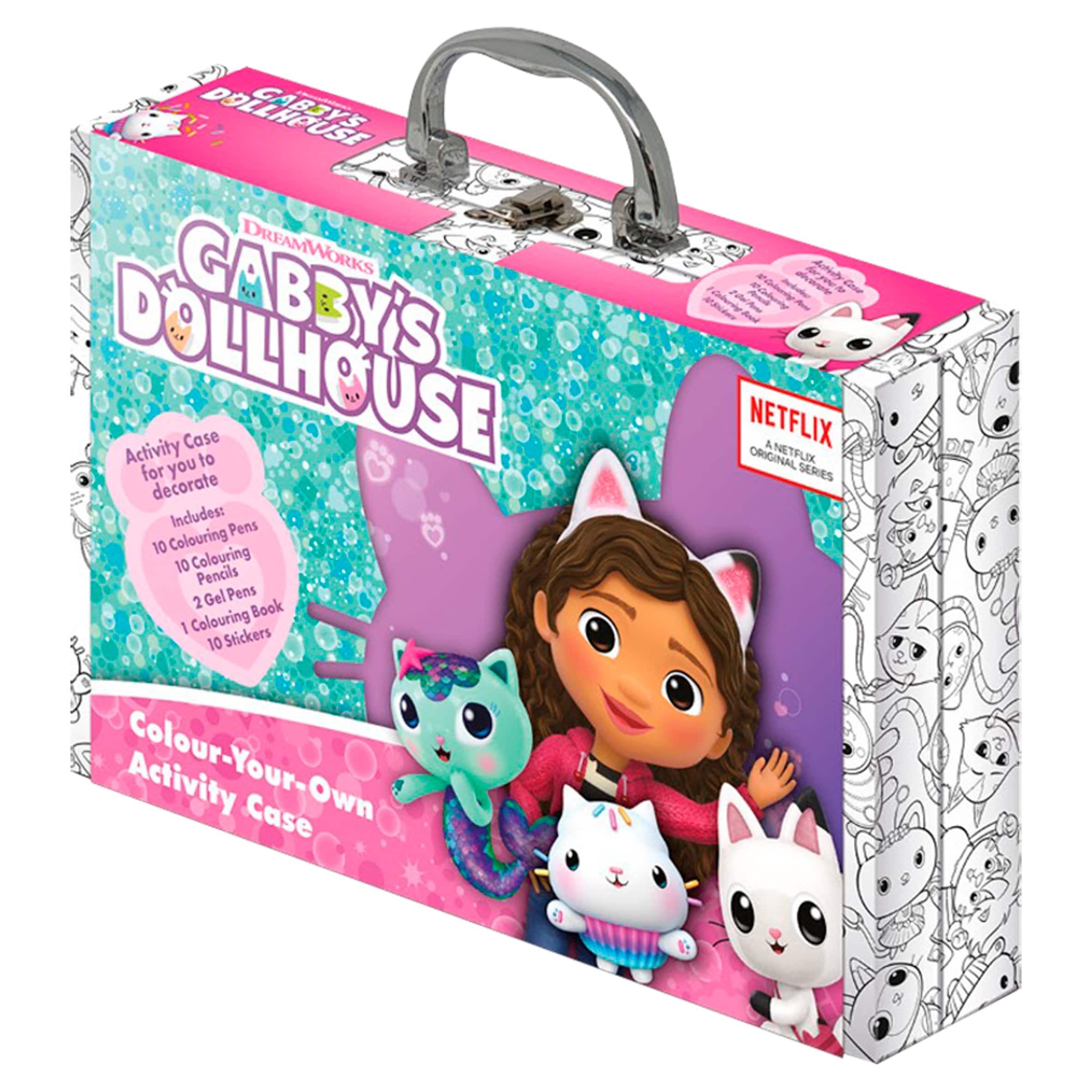 Gabby's Dollhouse Colour-Your-Own Activity Case