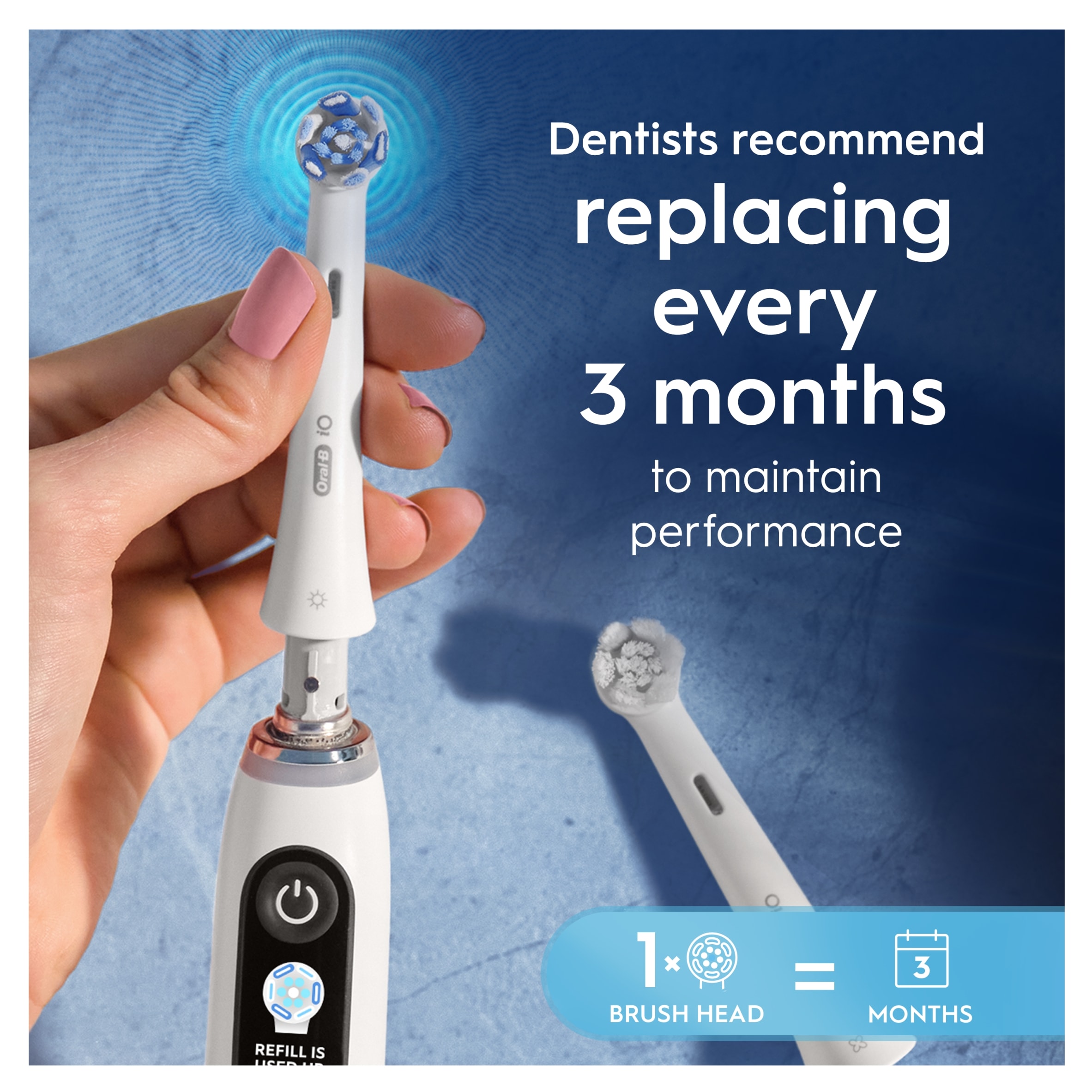 Oral-B iO Ultimate Clean White Toothbrush Heads 4 Pack