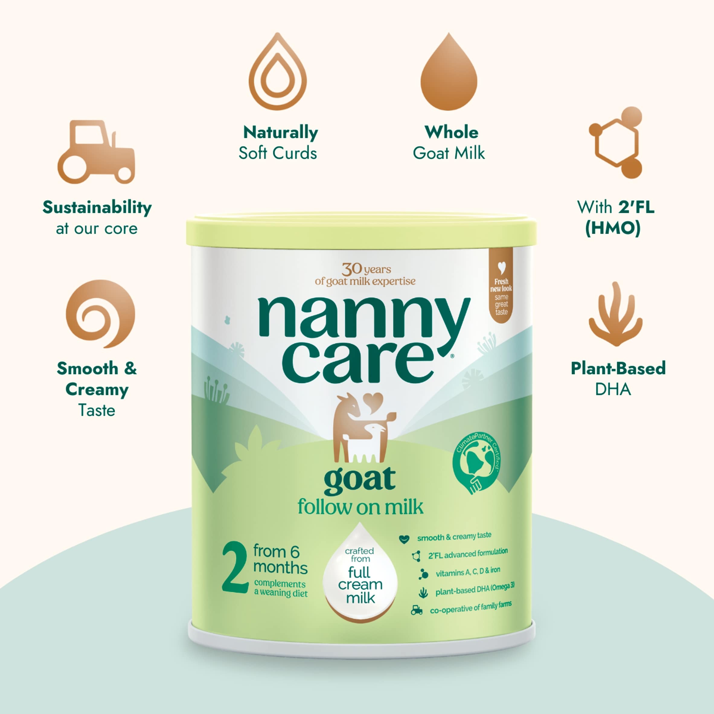 Nannycare Goat Stage 2 Follow On Milk 800g thumbnail 4