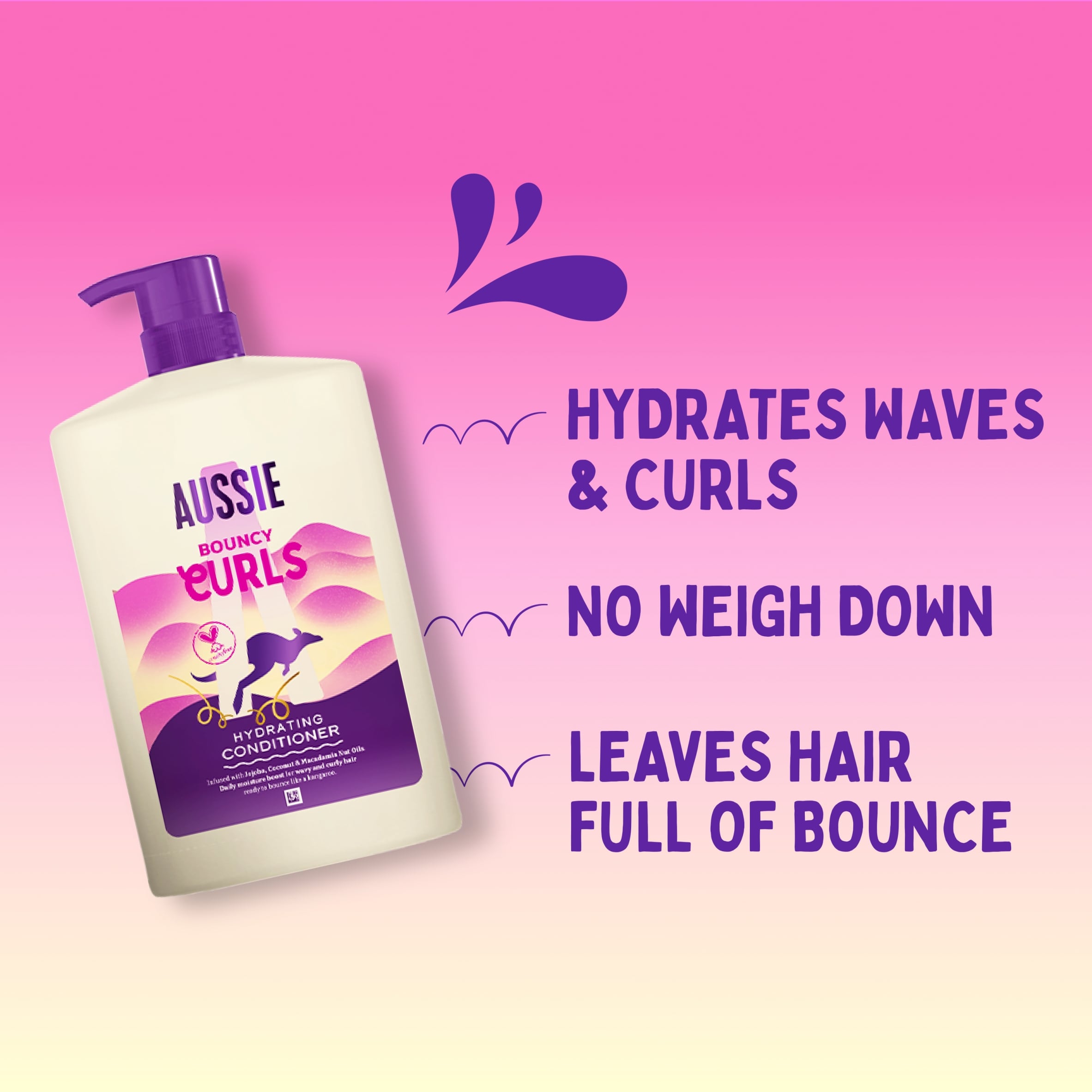 Aussie Bouncy Curls Hydrating Conditioner 275ml thumbnail 2