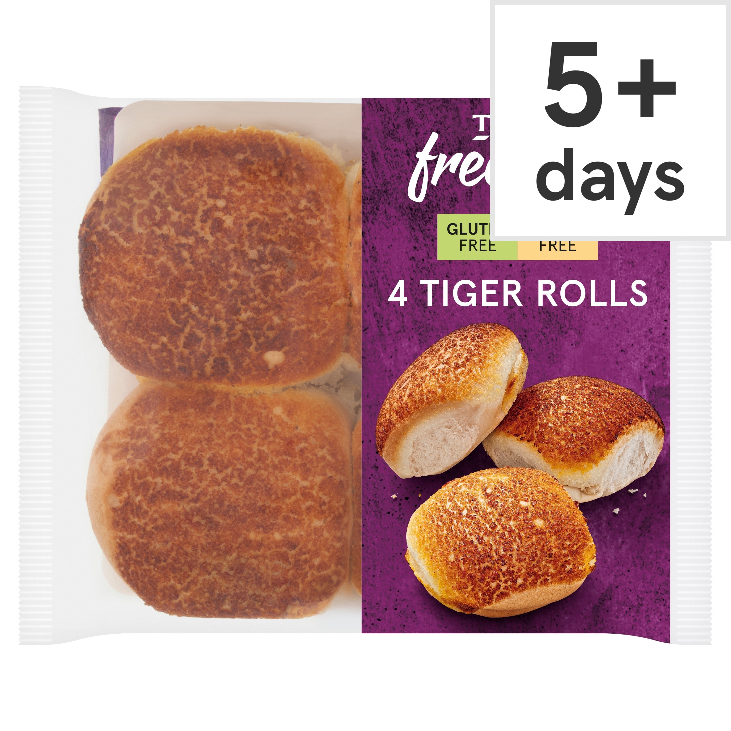 Tesco Free From Tiger Rolls 260g
