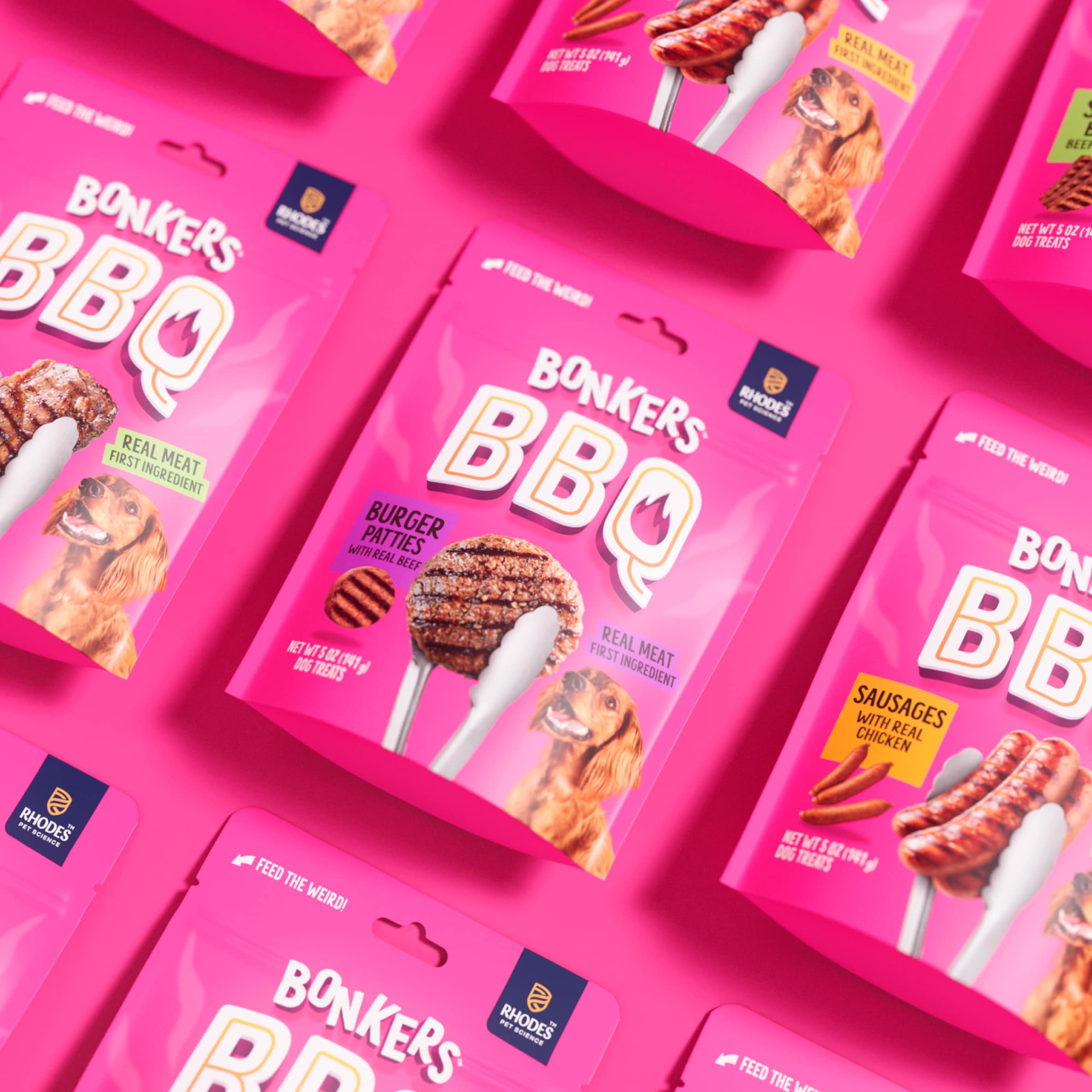 Bonkers Dog Treats Dry BBQ Burger Patties 85 G thumbnail 3