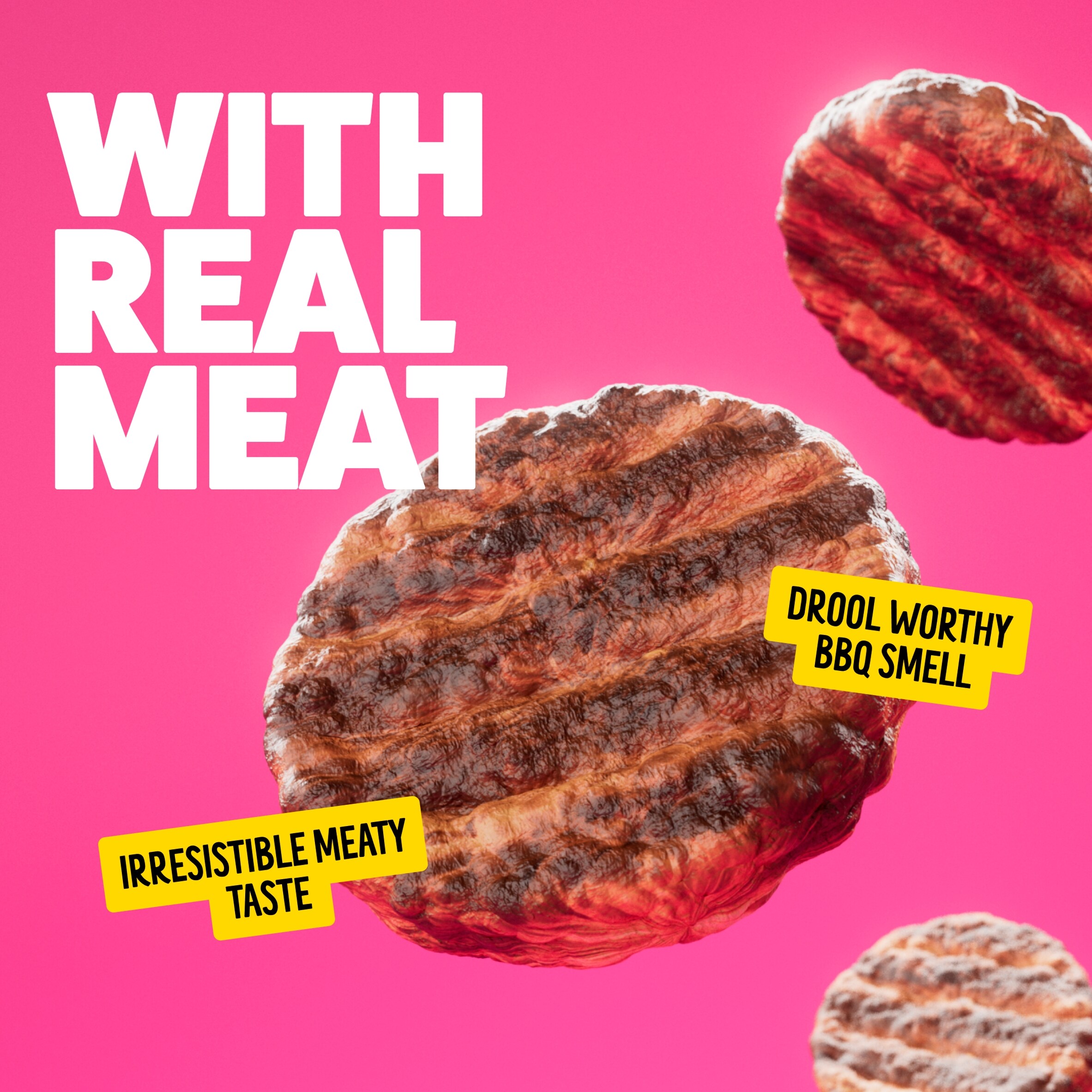 Bonkers Dog Treats Dry BBQ Burger Patties 85 G thumbnail 4