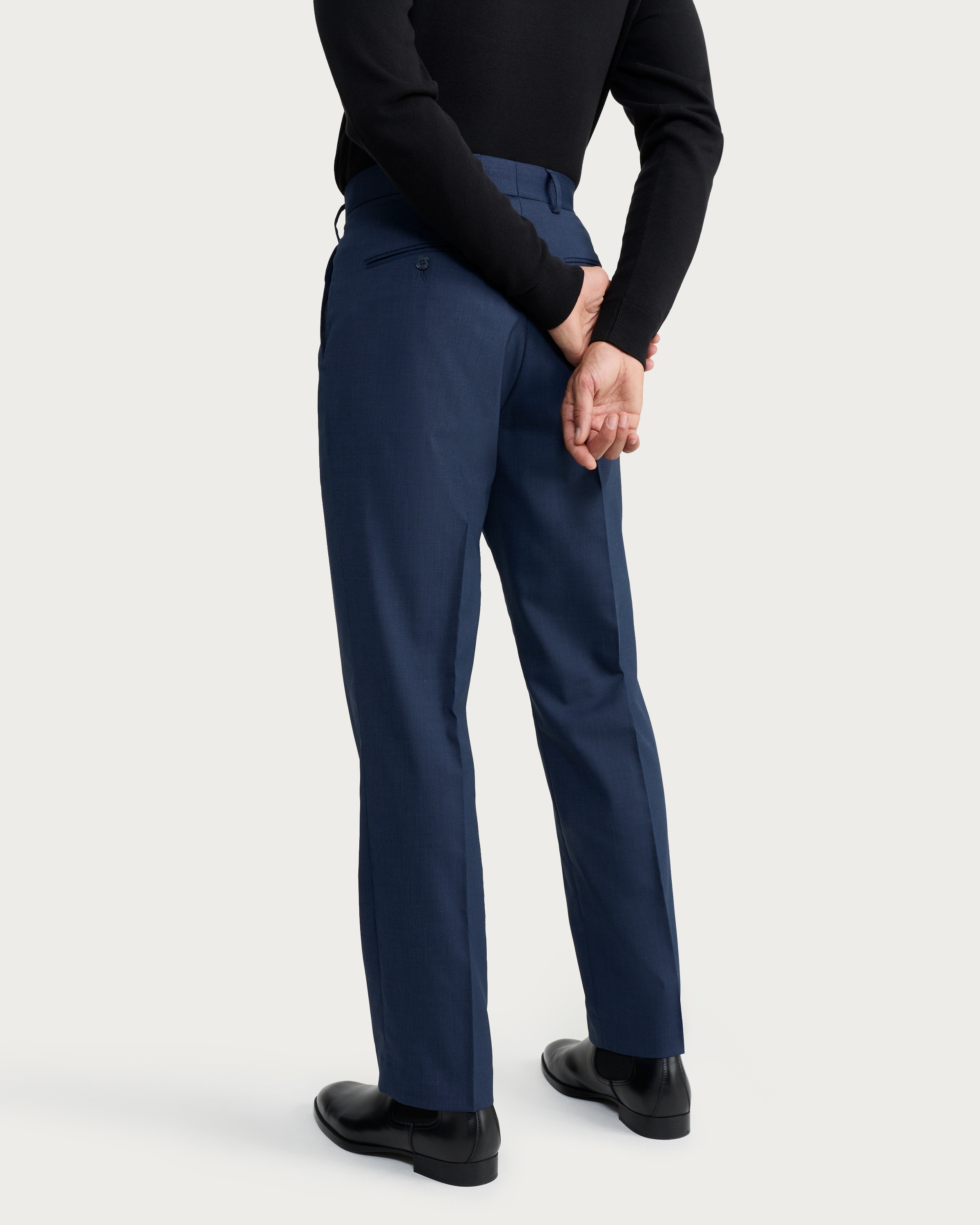 F&F Tailored Formal Trousers in Navy thumbnail 3