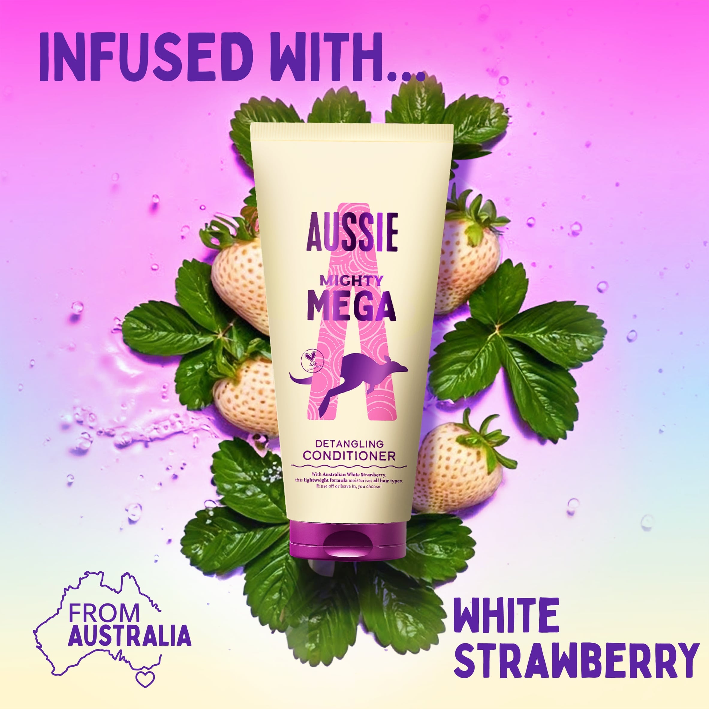 Aussie Mighty Mega Lightweight Conditioner 275ml thumbnail 4