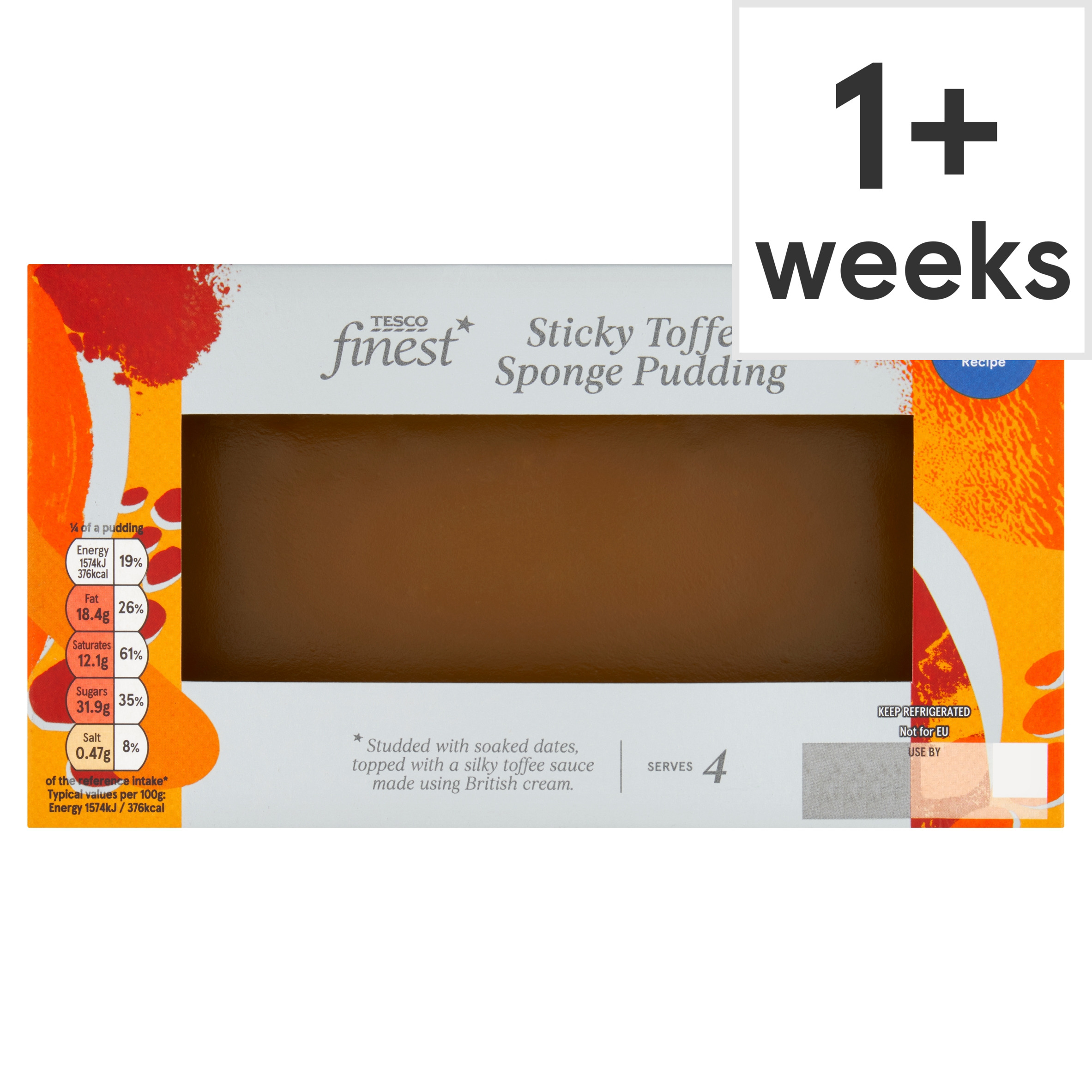 Tesco Finest Sticky Toffee Pudding 400 g