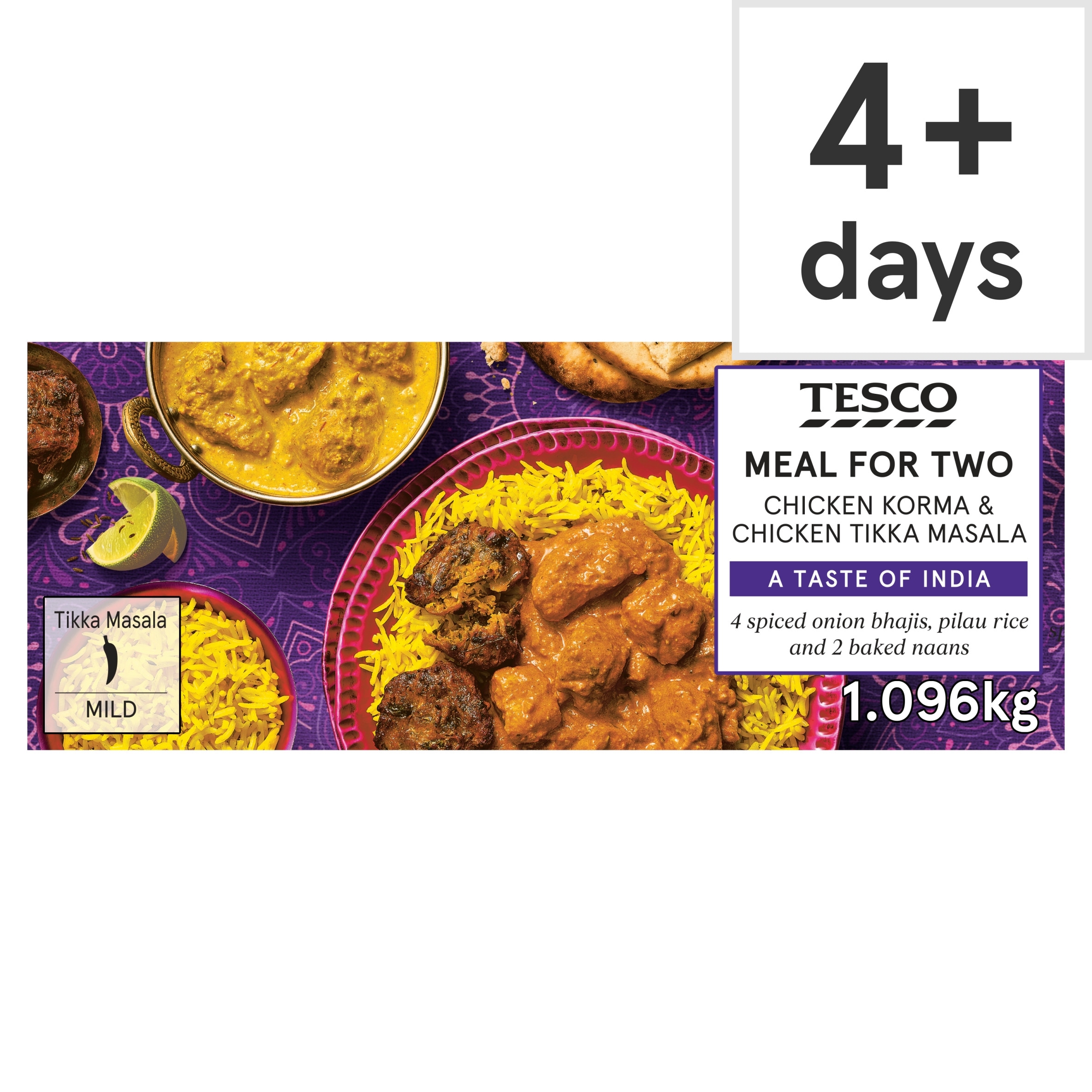 Tesco Chicken Korma & Chicken Tikka 1.096kg