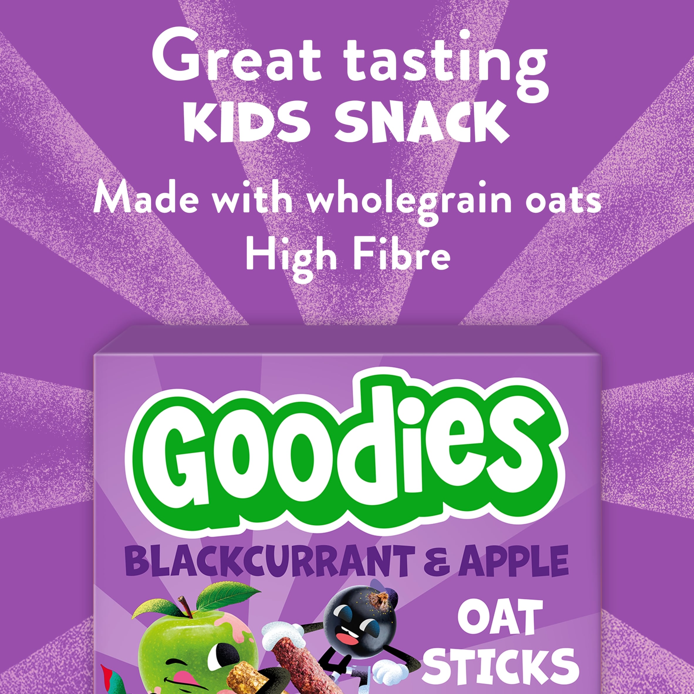 Goodies Apple & Blackcurrant Oat Sticks 5x23g thumbnail 2