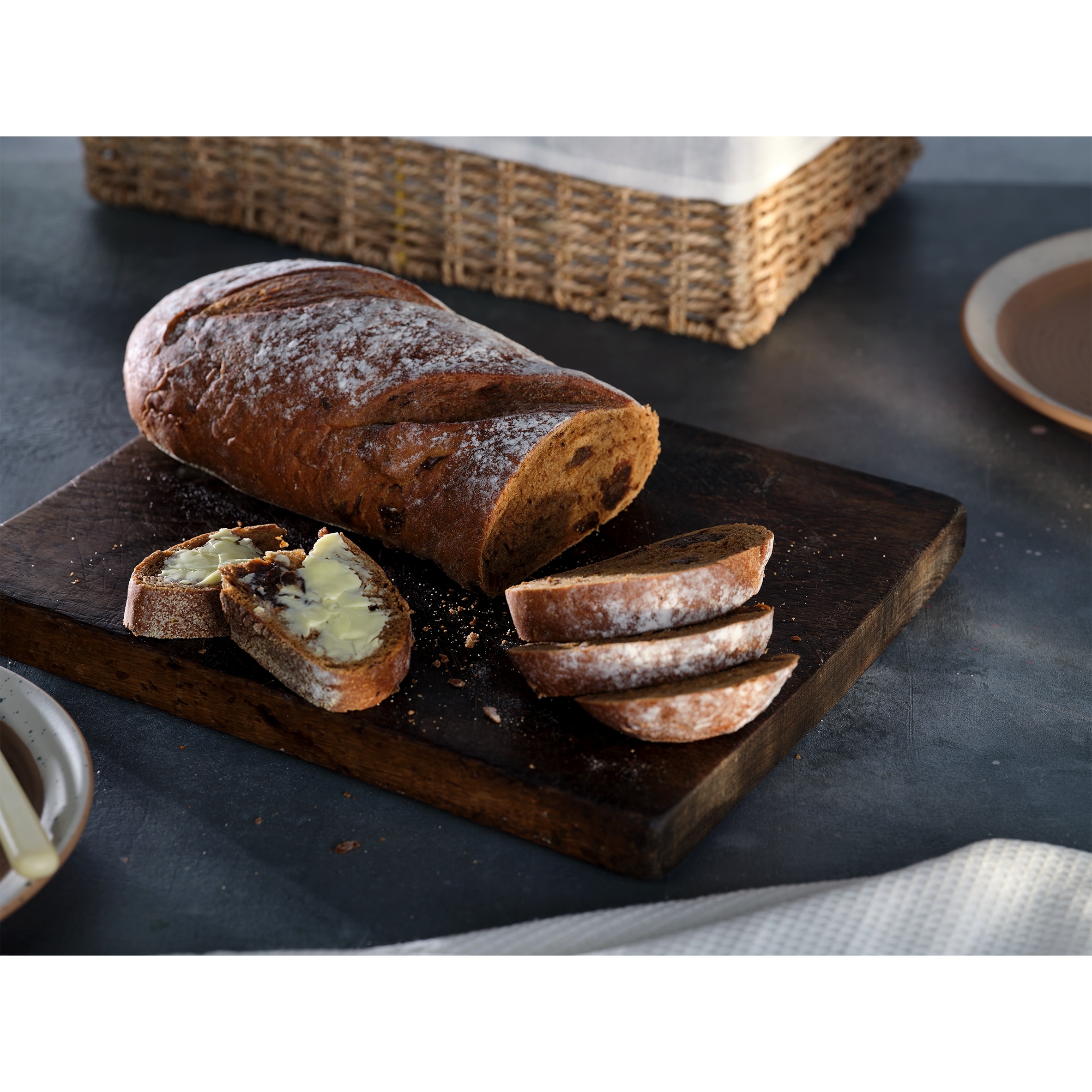 Tesco Finest Date & Brazilian Coffee Bloomer