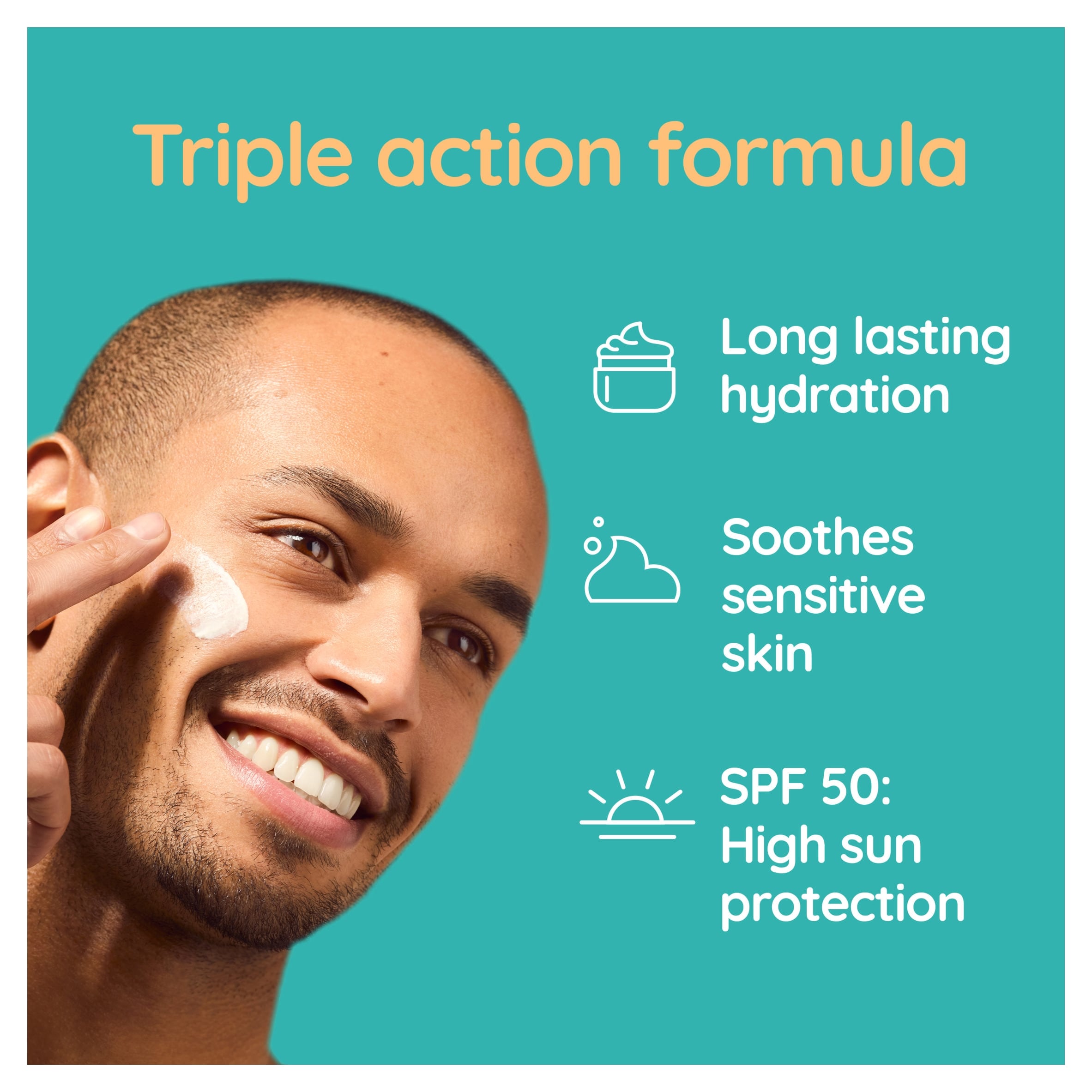 Aveeno CALM+RESTORE Moisturising Lotion SPF 50 50ml thumbnail 2