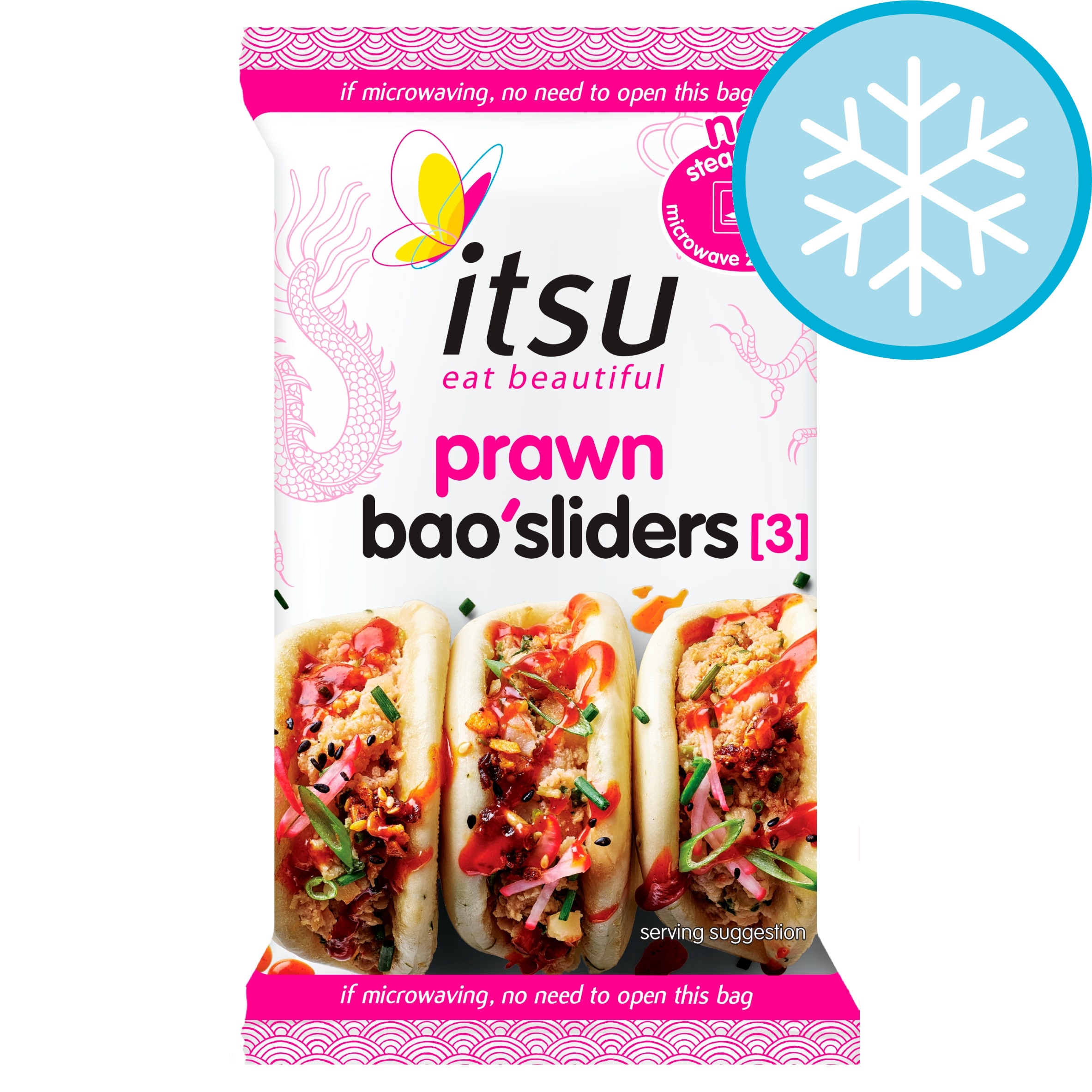itsu prawn bao sliders 165g