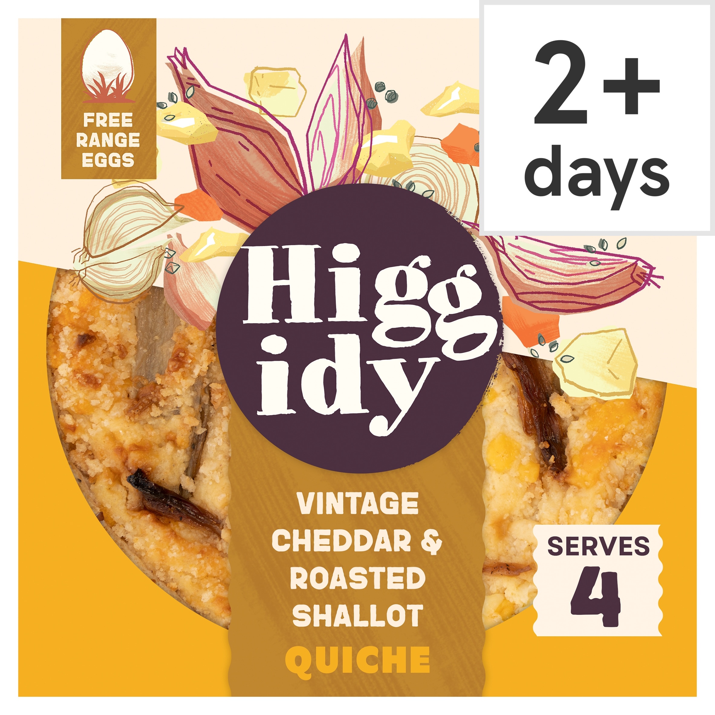 Higgidy Vintage Cheddar & Roasted Shallot Quiche