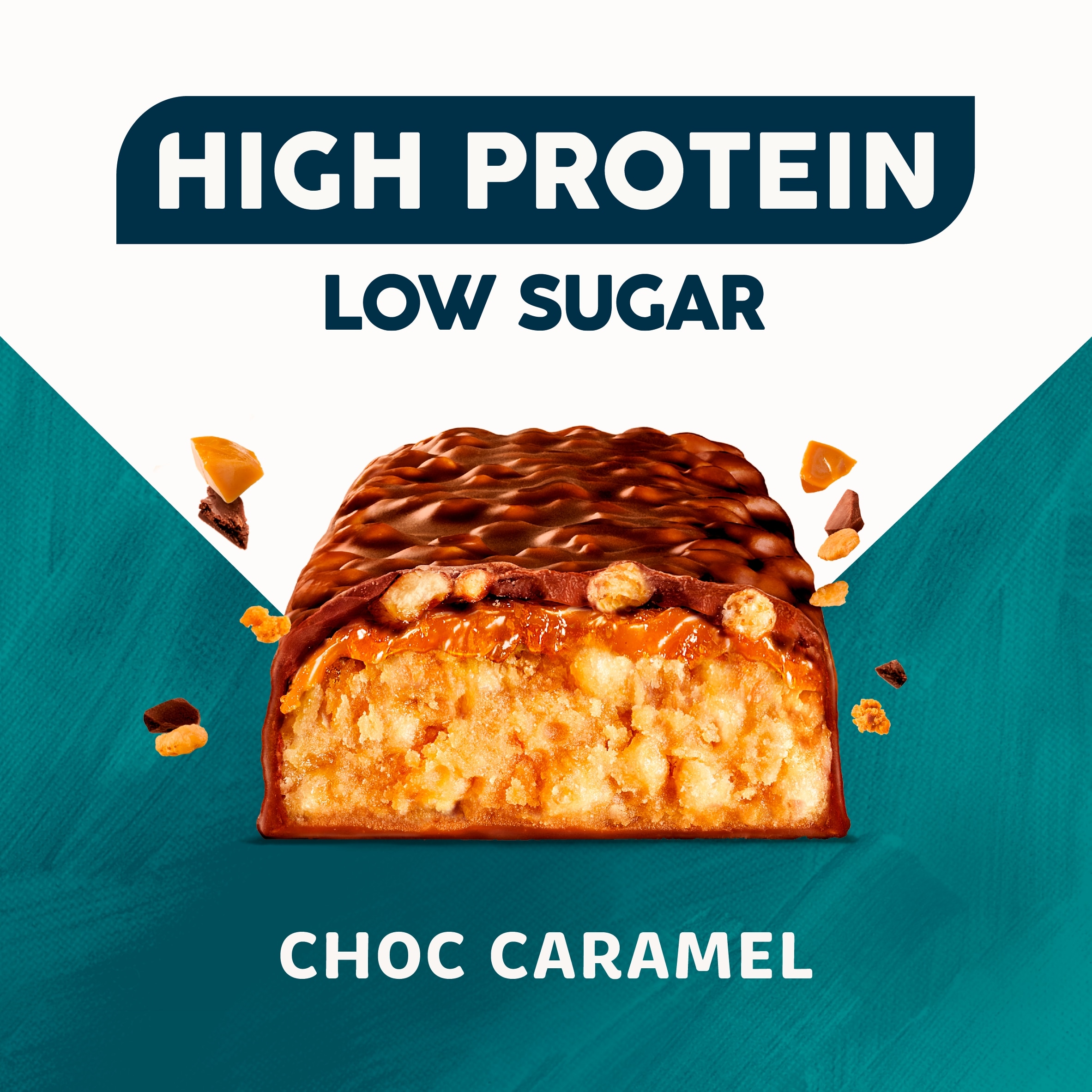 Trek High Protein Choc Caramel Flavour 3X44g thumbnail 3