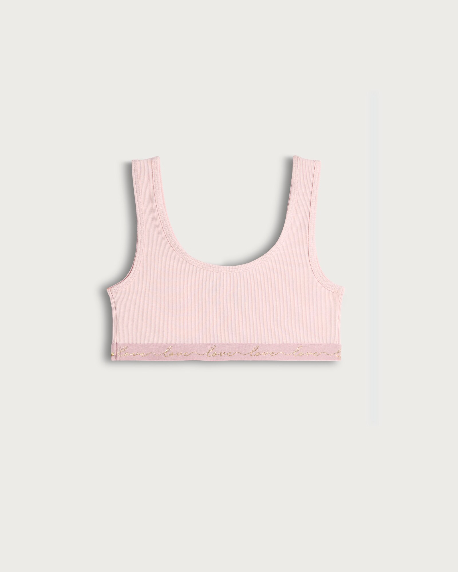 F&F Girls 3-Pack Cotton Rich Ribbed Crop Tops in Pink thumbnail 2