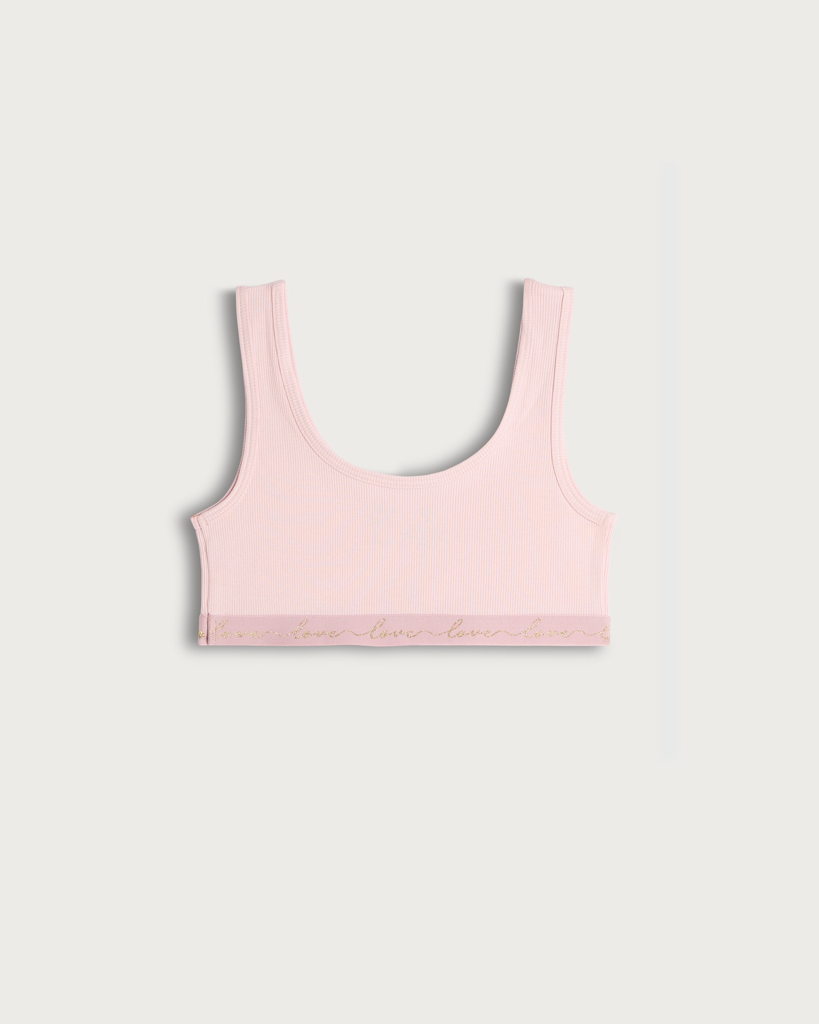 F&F Girls 3-Pack Cotton Rich Ribbed Crop Tops in Pink thumbnail 2