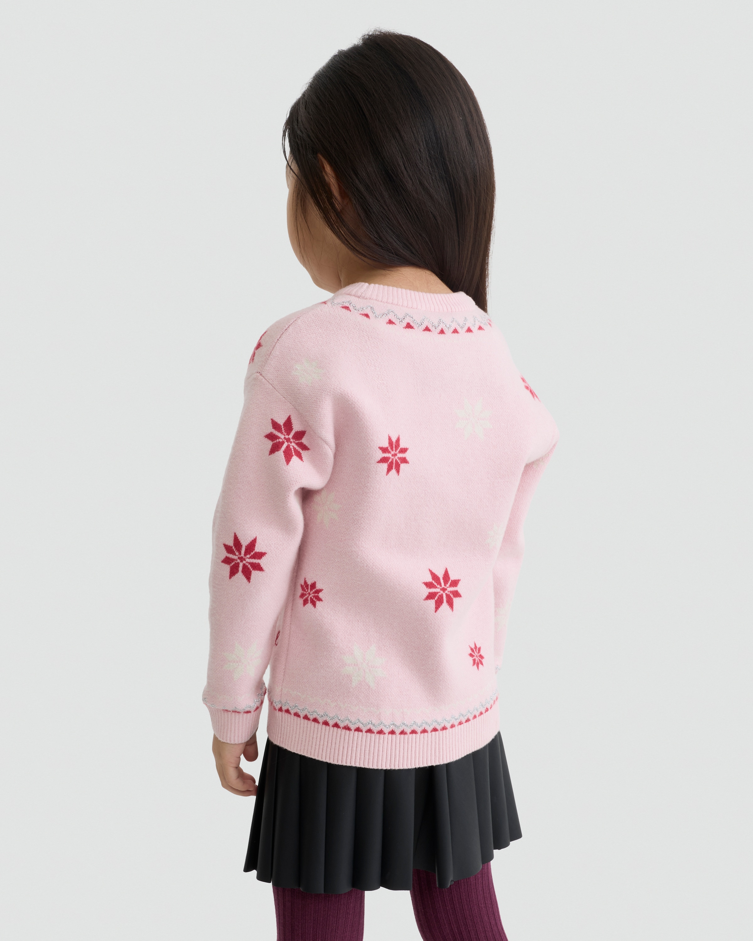 Bluey Seasonal Fun Print Knitted Jumper in Pink thumbnail 3