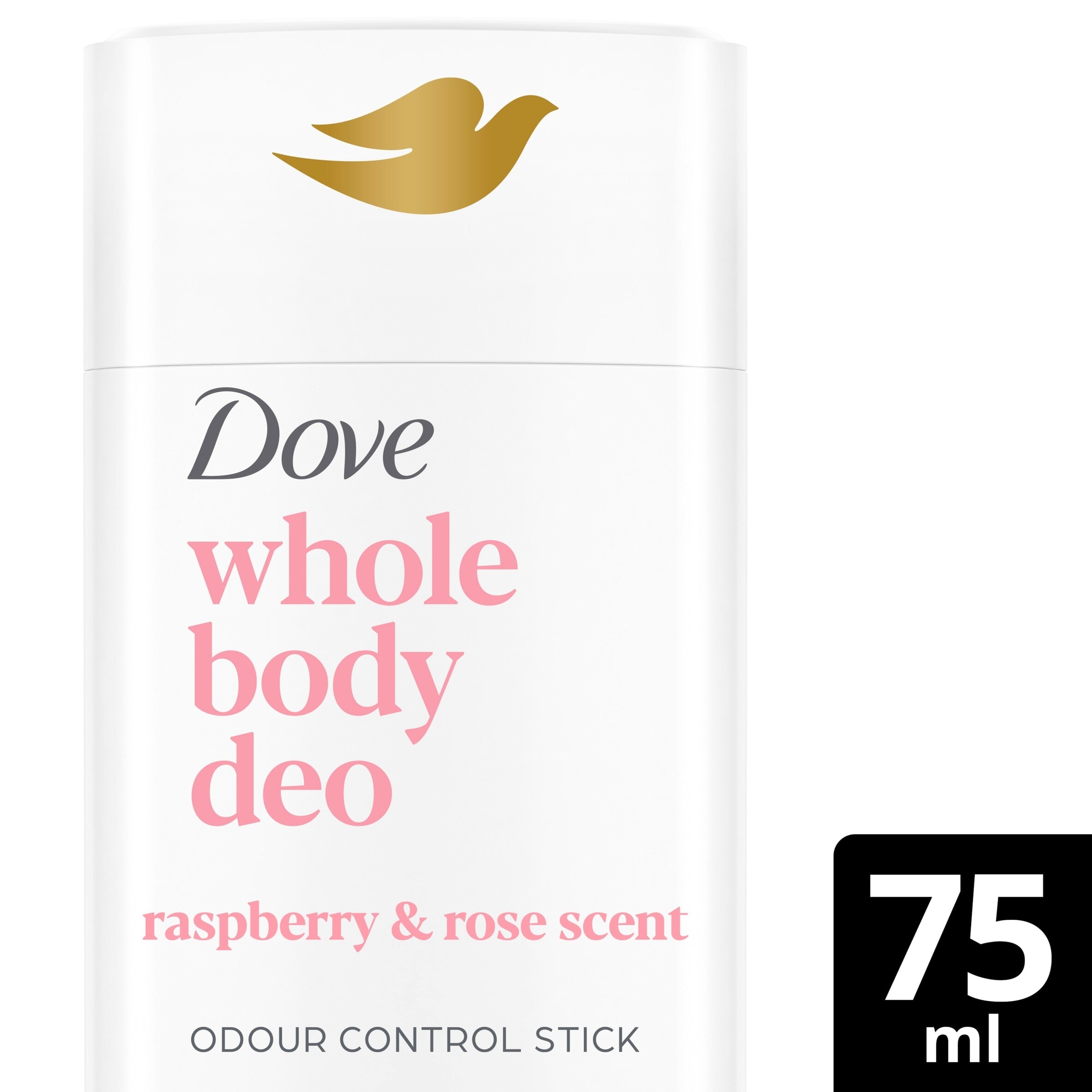 Dove Raspberry & Rose Whole Body Deodorant Stick 48h Odour Control 50ml