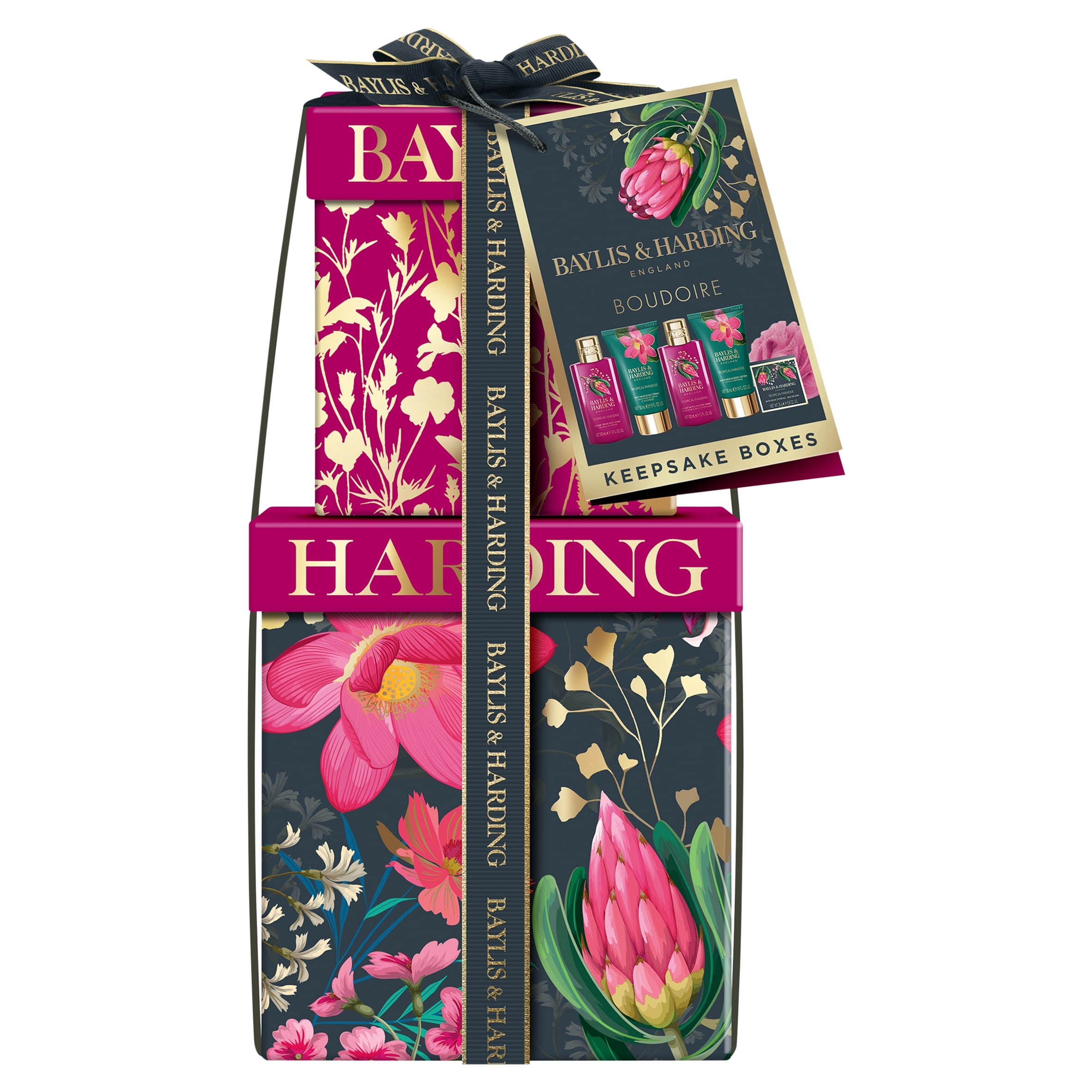 Baylis & Harding Boudoire Keepsake Boxes Gift Set
