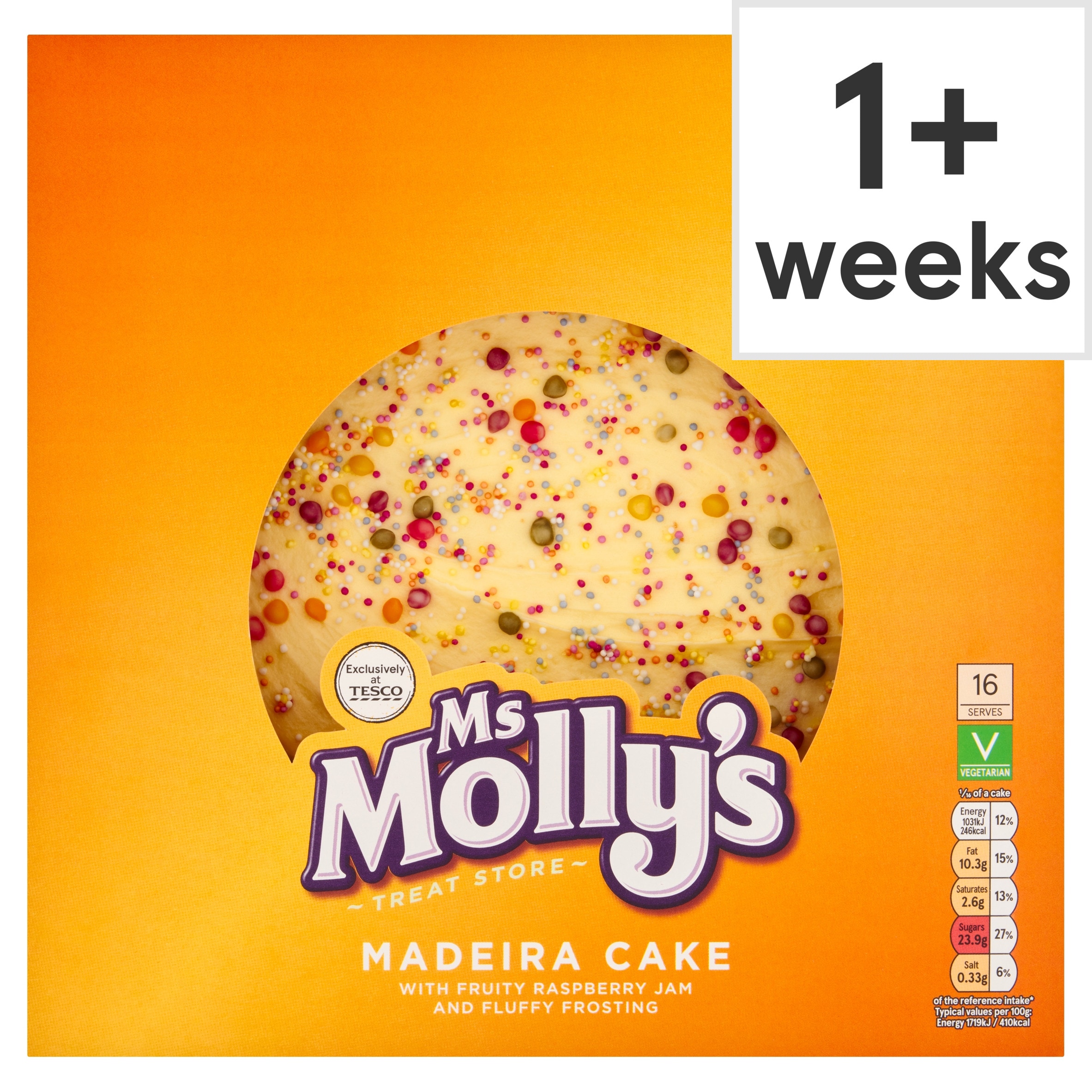Ms Molly's Madeira Celebration Cake
