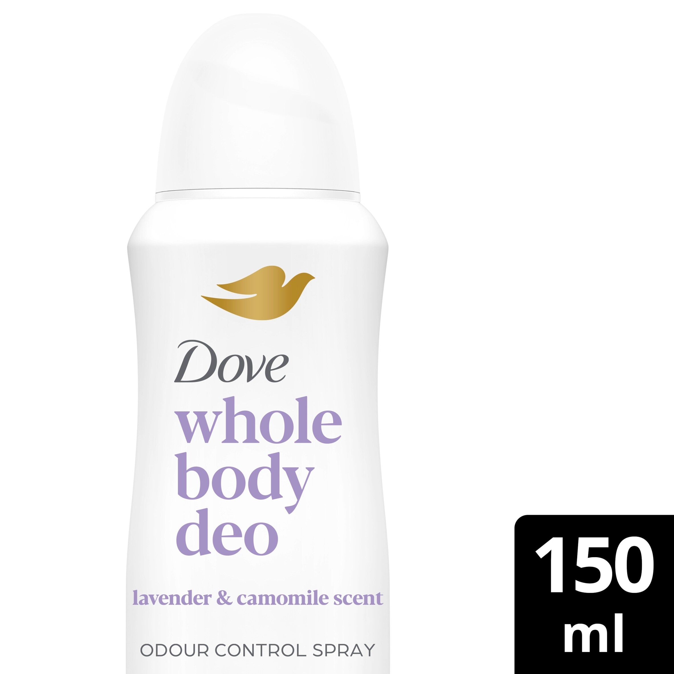Dove Lavender & Chamomile Whole Body Deodorant Spray 48h Odour Control 150ml