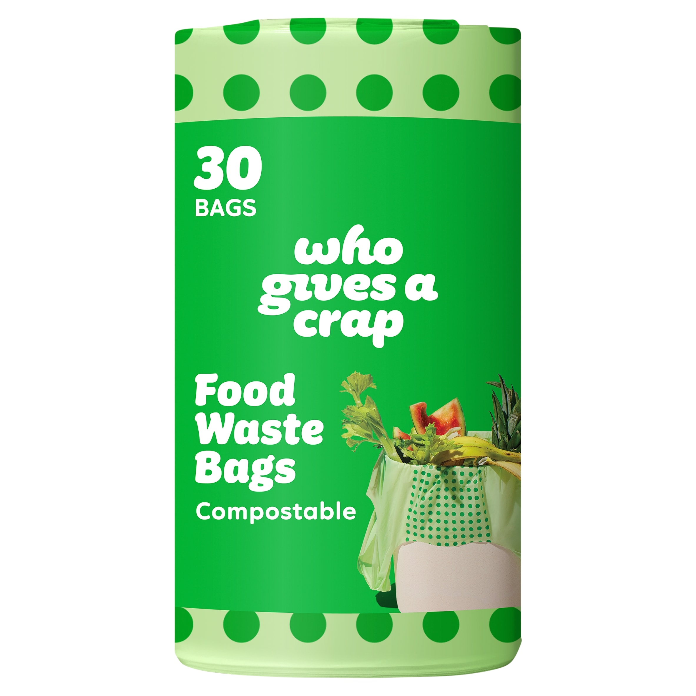 Who Gives A Crap 30 Compostable Food Waste Bags 11L