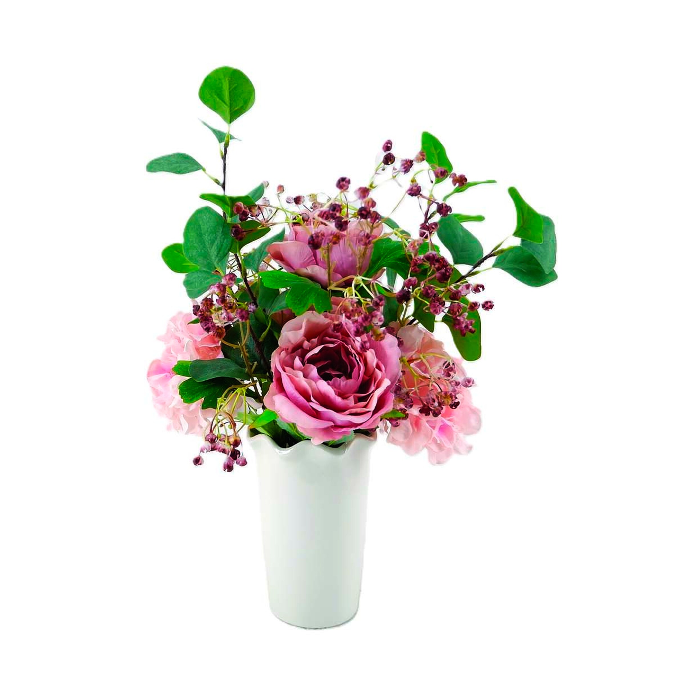 Bayswood Flora & Fern Pink Floral Arrangement