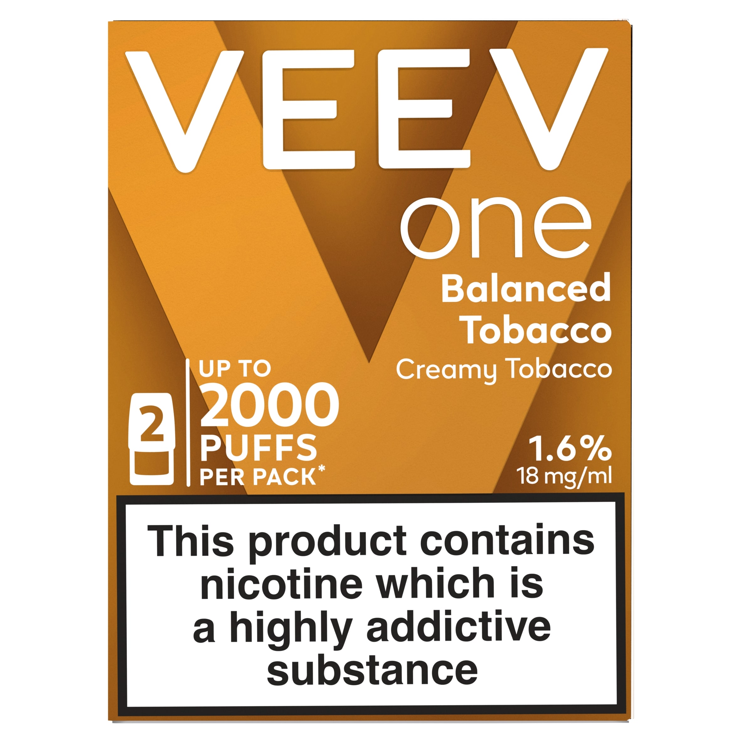 VEEV ONE BALANCED TOBACCO Creamy Tobacco 20mg/ml 2x2ml