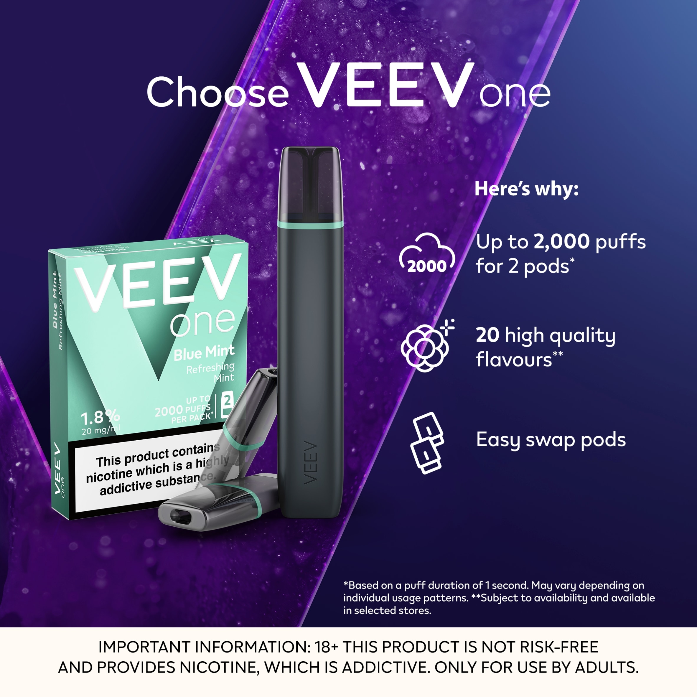 VEEV ONE BALANCED TOBACCO Creamy Tobacco 20mg/ml 2x2ml thumbnail 2