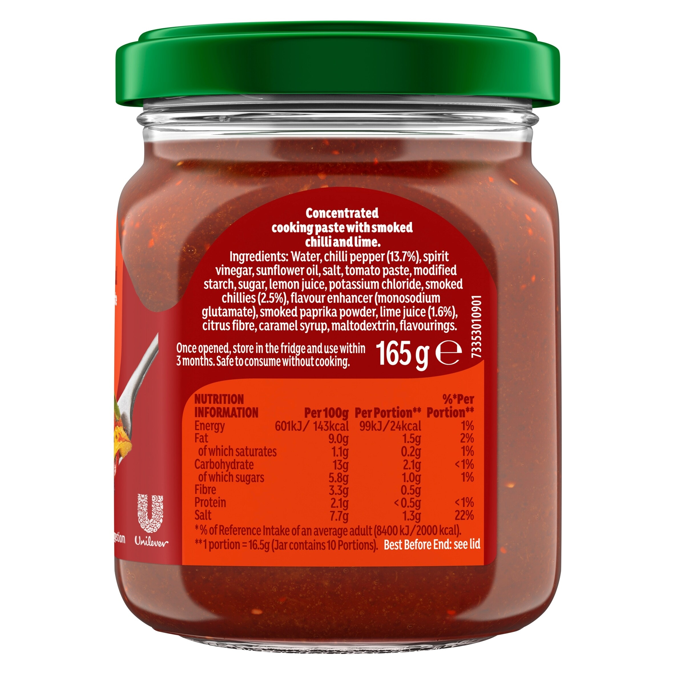 Knorr Smoked Chili & Lime Cooking Paste 165g thumbnail 2