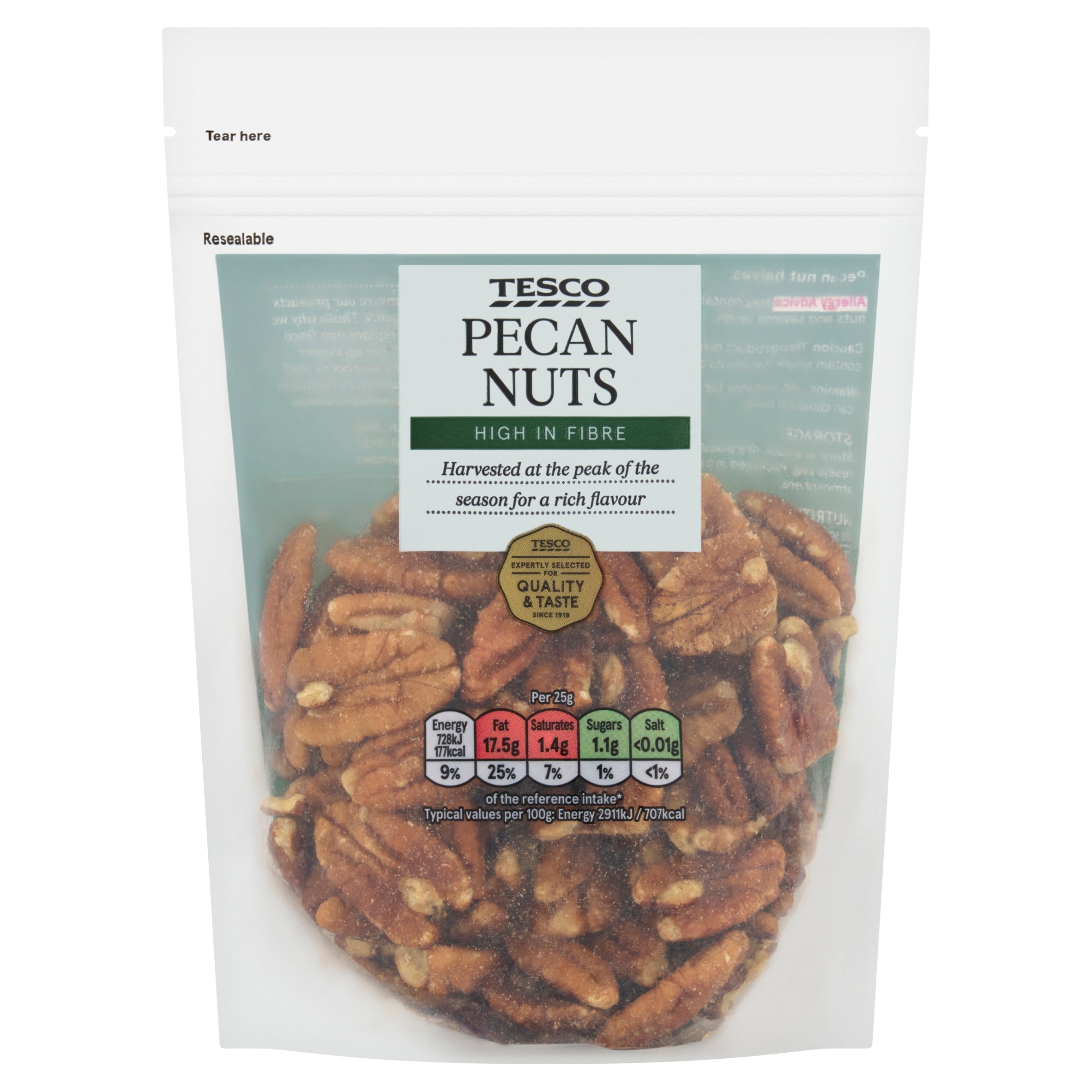 Tesco Pecan Nuts 150g