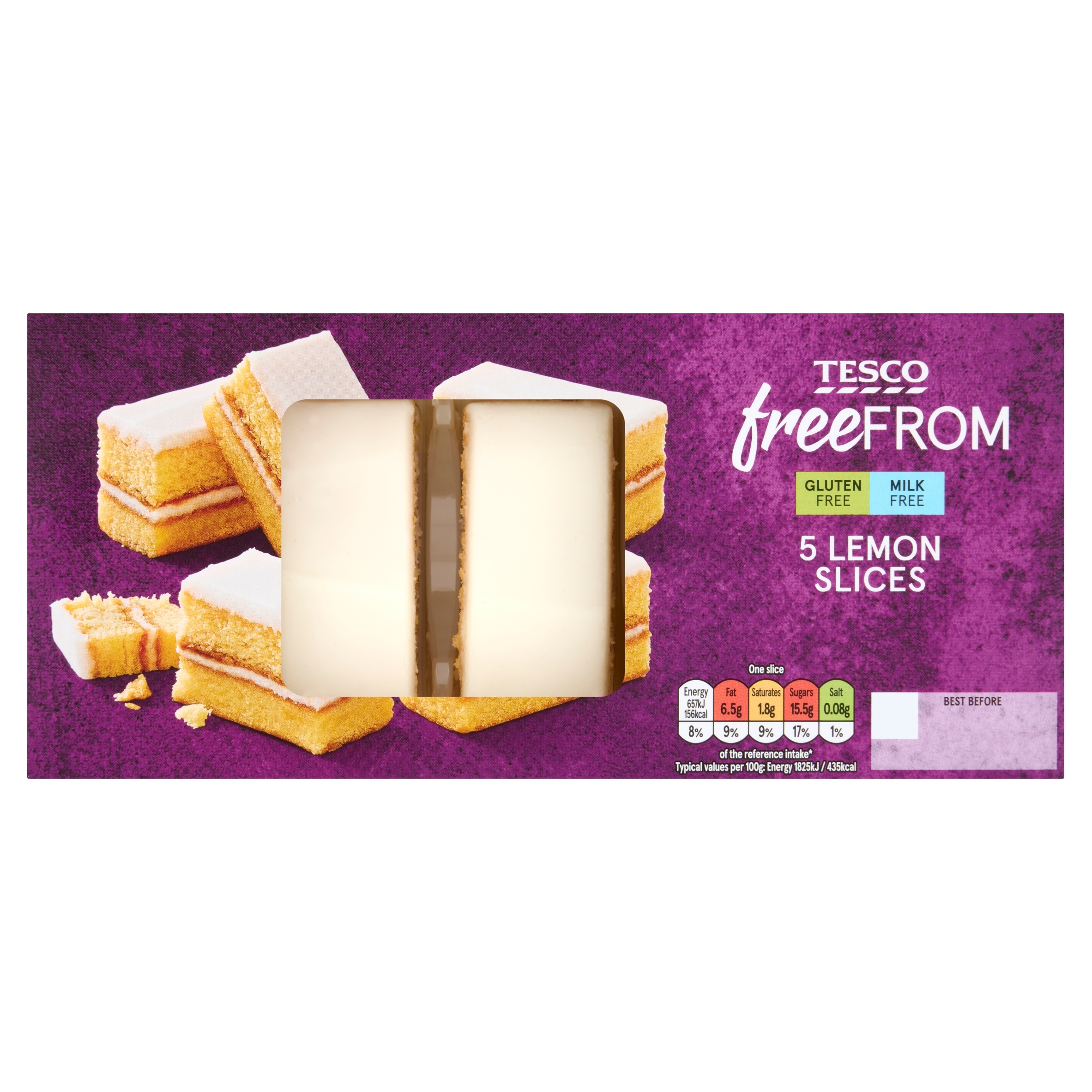 Tesco Free From Lemon slices 5 Pack