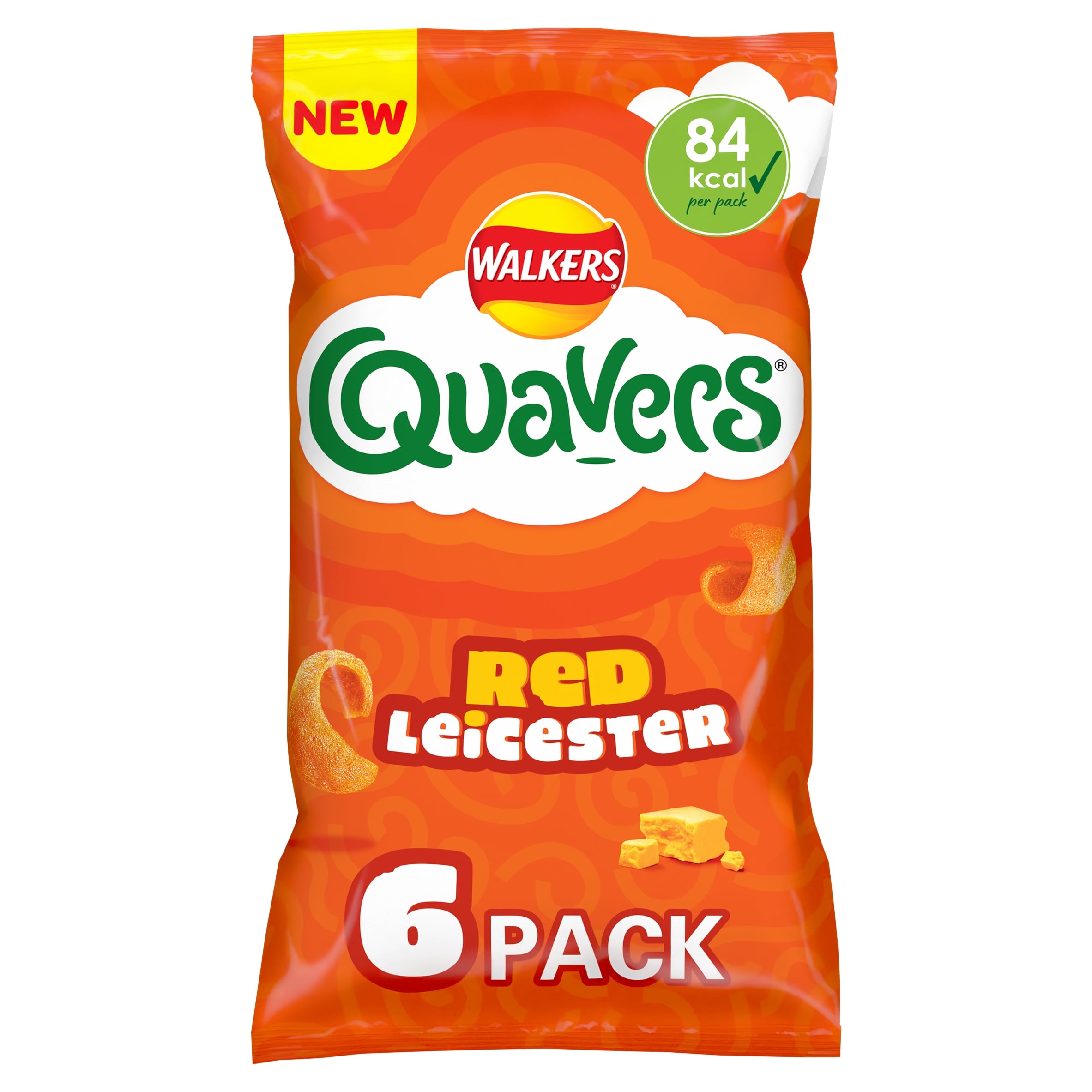 Walkers Quavers Red Leicester Multipack Crisps 6 x 16g thumbnail 5
