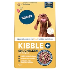 BOOST Kibble Plus with Real Chicken & Superfood Freeze Dried for Dogs 1kg