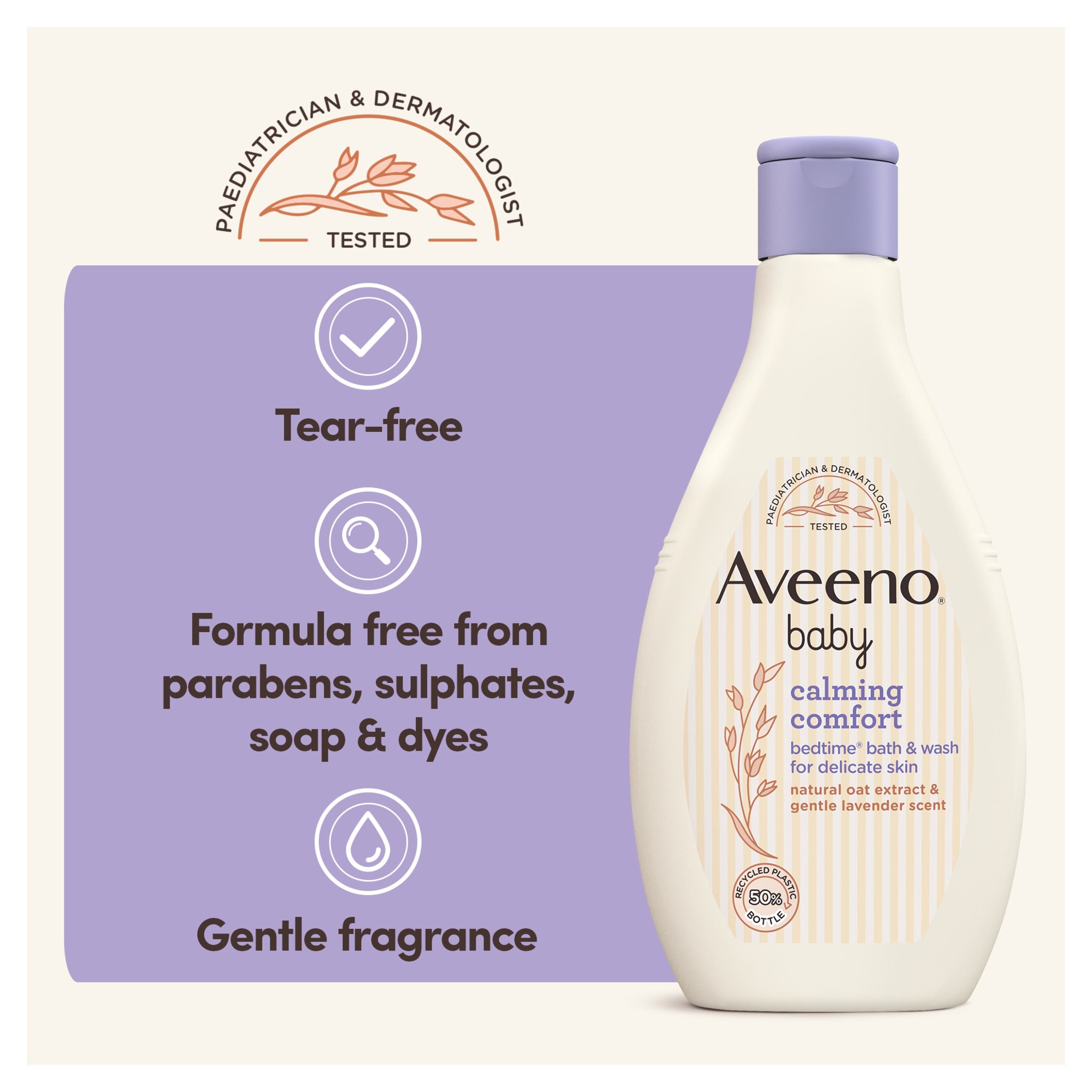 Aveeno Baby Calming Comfort Wash 400ml thumbnail 3