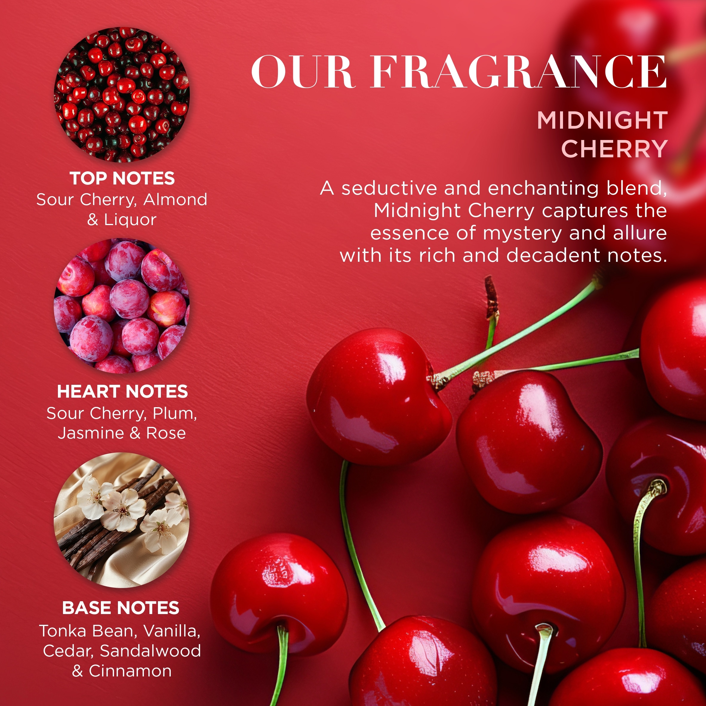 Baylis & Harding Midnight Cherry  Pamper Trio Gift Set thumbnail 4