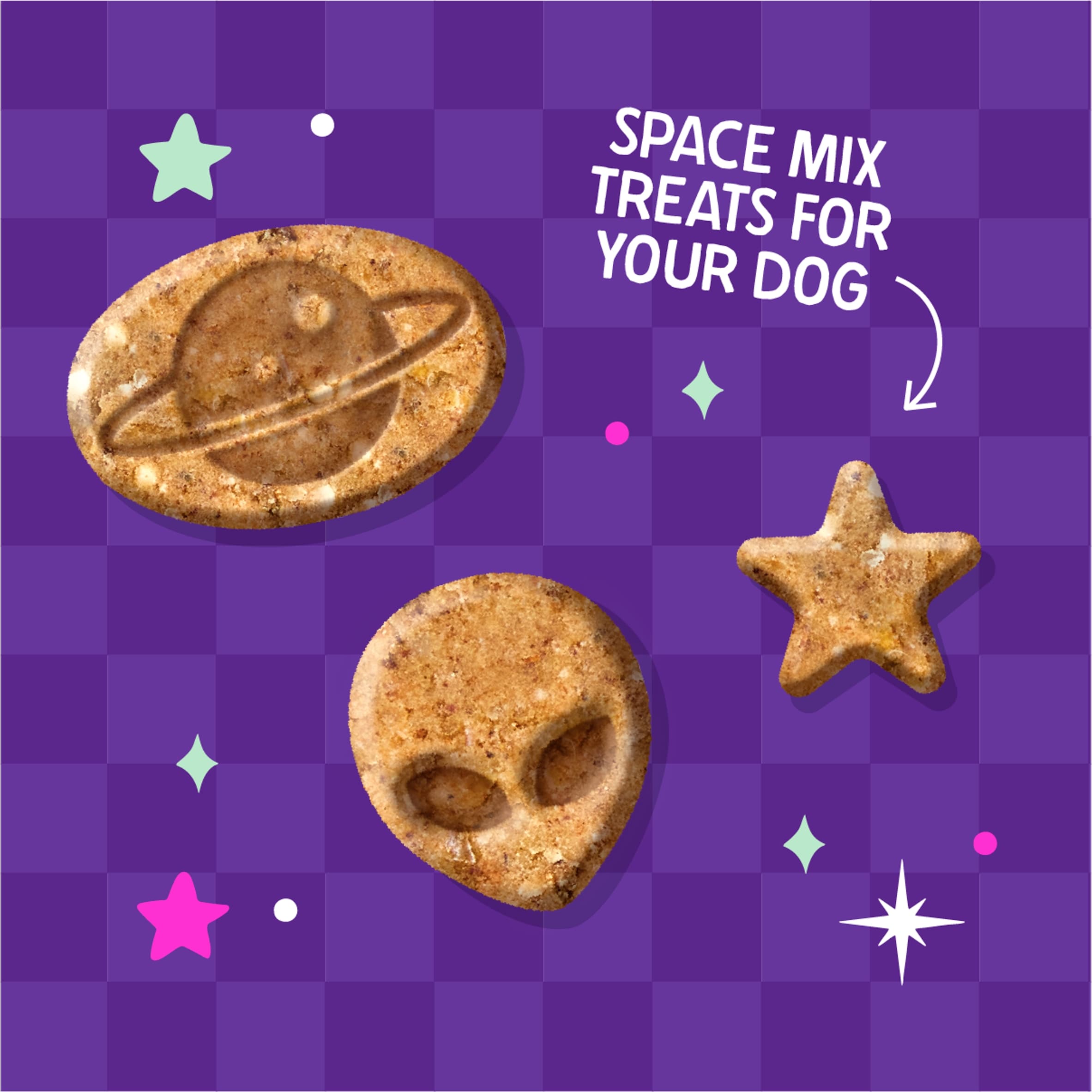 Denzel's Space Mix - Duck & Apple Dog Treats 90g thumbnail 2