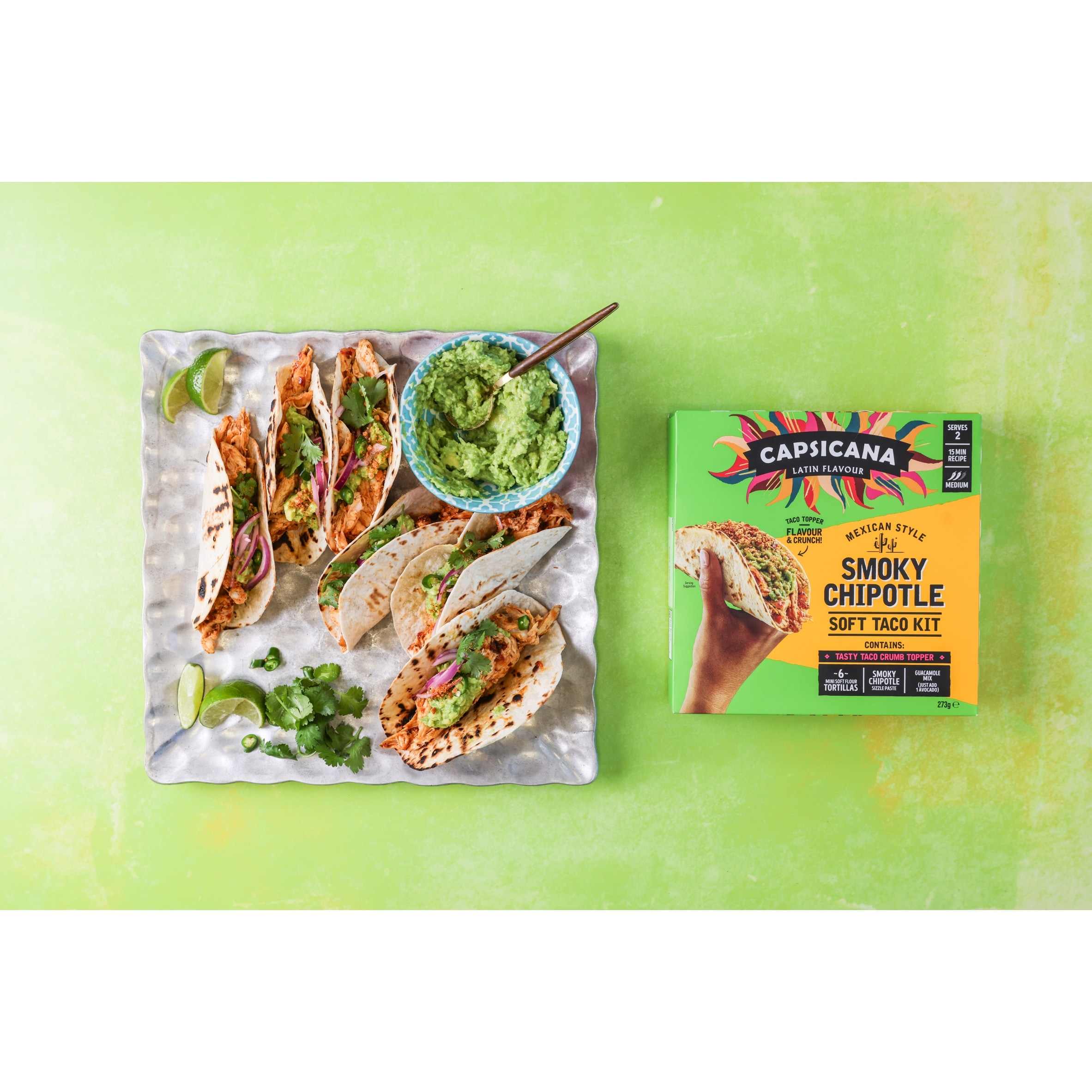 Capsicana Mexican Smoky Chipotle Taco Meal Kit 273g thumbnail 4