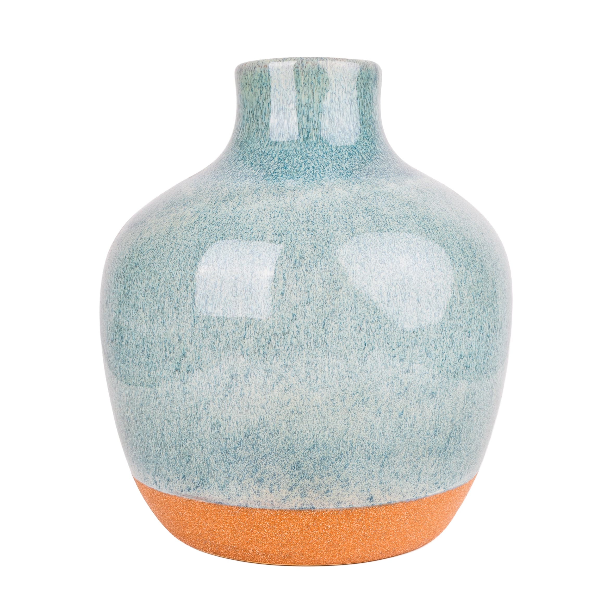 Candlelight Blue Reactive Glaze Vase