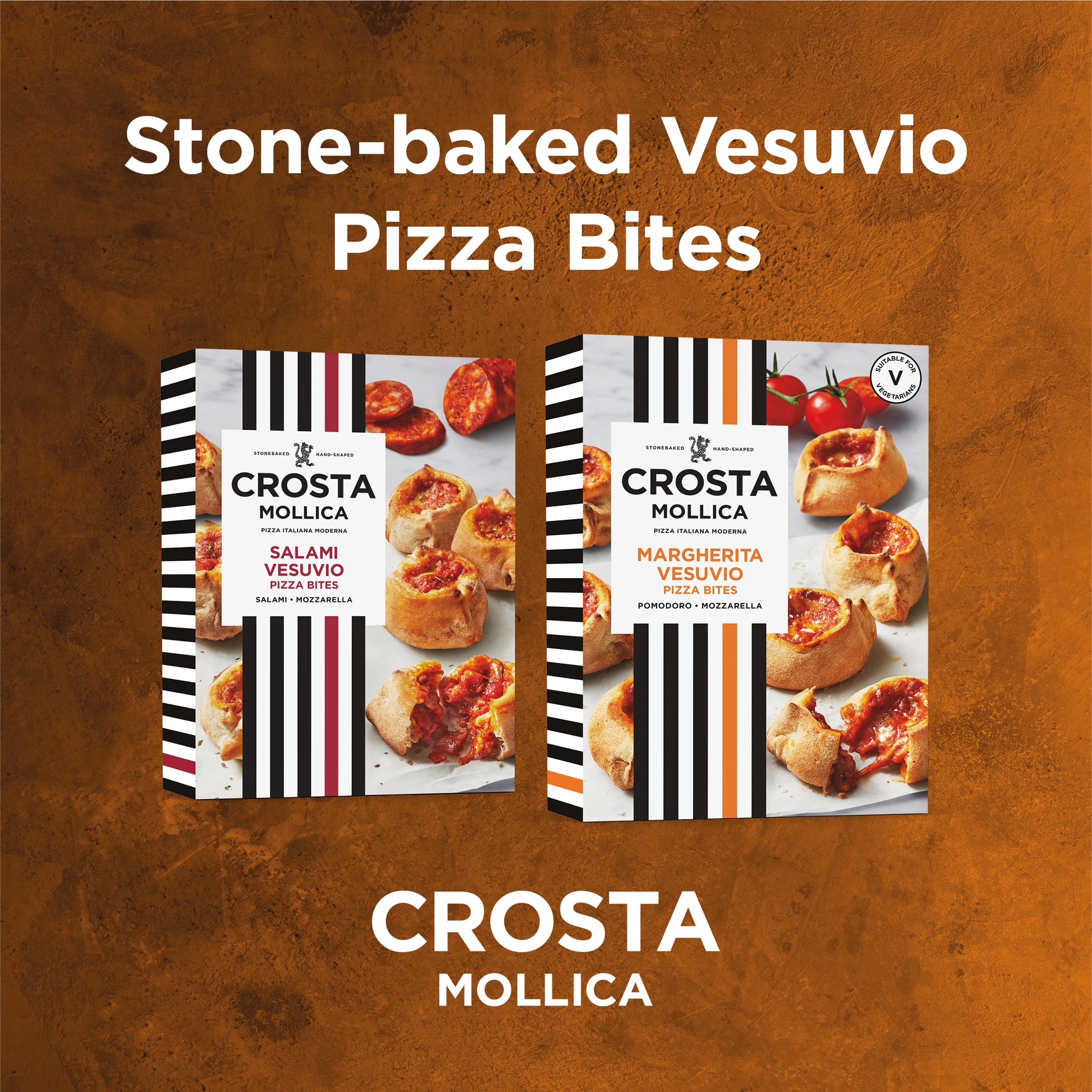 Crosta Mollica Margherita Vesuvio Pizza Bites 270g thumbnail 2