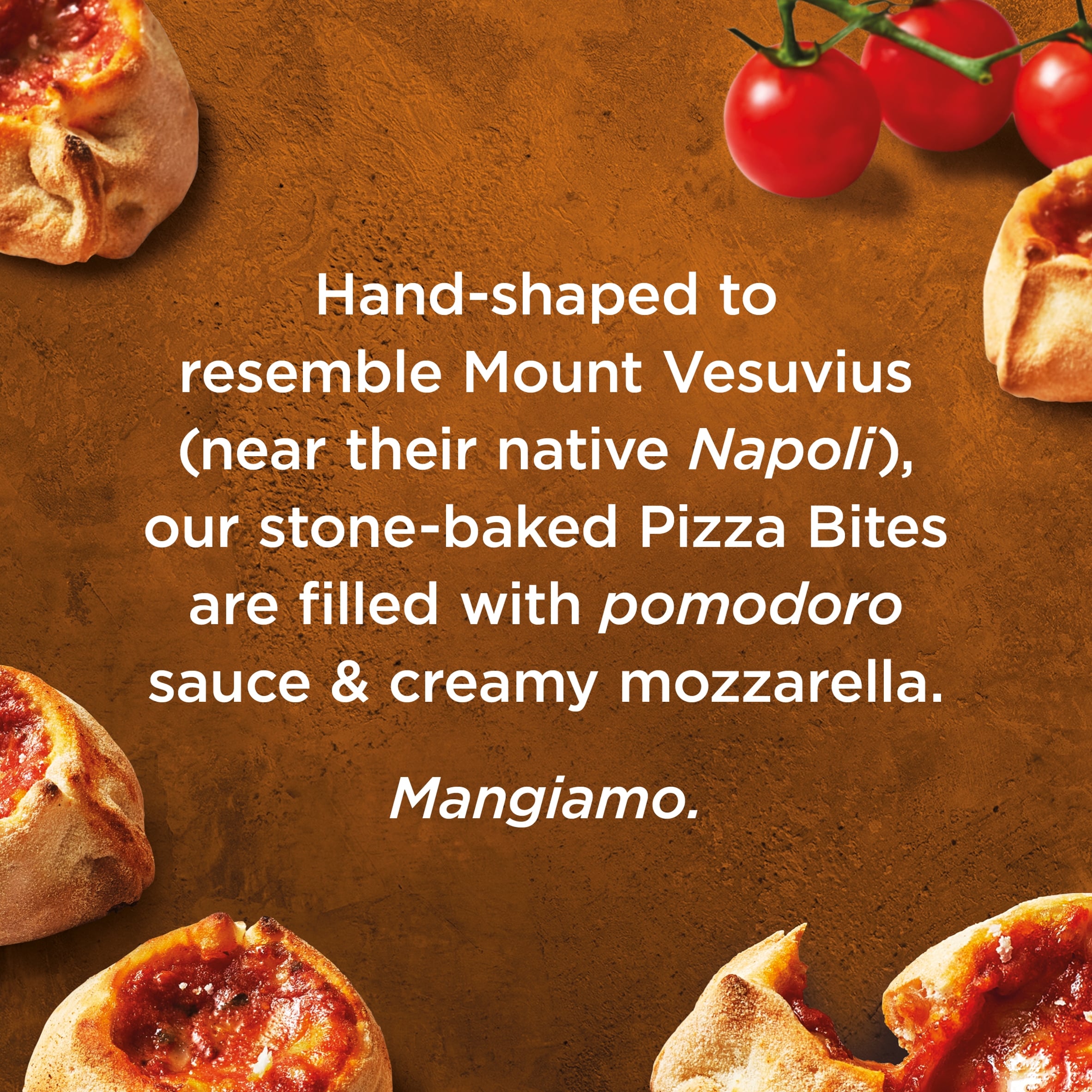Crosta Mollica Margherita Vesuvio Pizza Bites 270g thumbnail 3