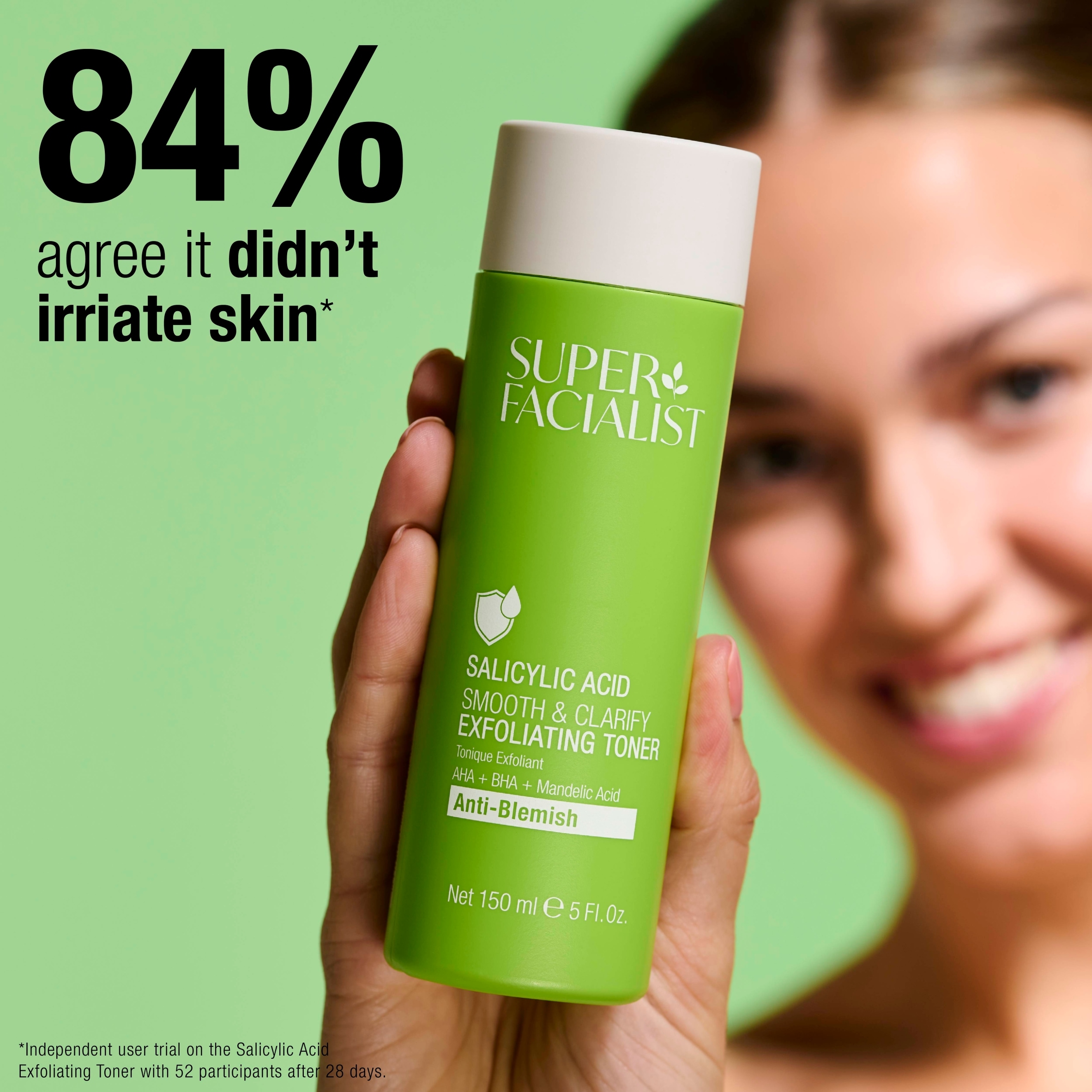 Super Facialist Salicylic Acid Smooth & Clarify Exfoliating Toner 150ml thumbnail 5
