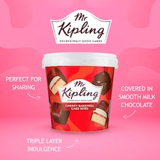 Mr Kipling Cherry Bakewell Mini Cake Bites 220g thumbnail 2
