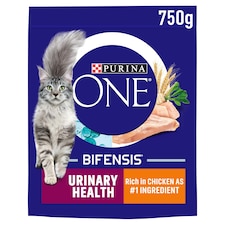 PURINA ONE Urinary Health Chicken Dry Cat Food 750g